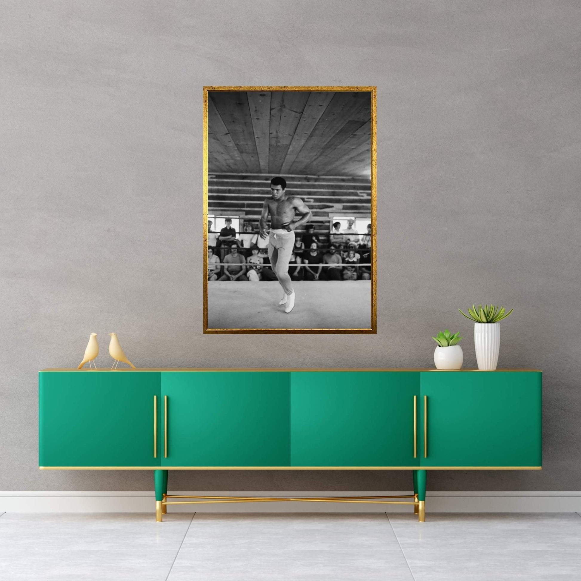 In-Ring Movement At Deer Lake II (Rumble In The Jungle™ Training Camp) Canvas Wall Art - Y Canvas