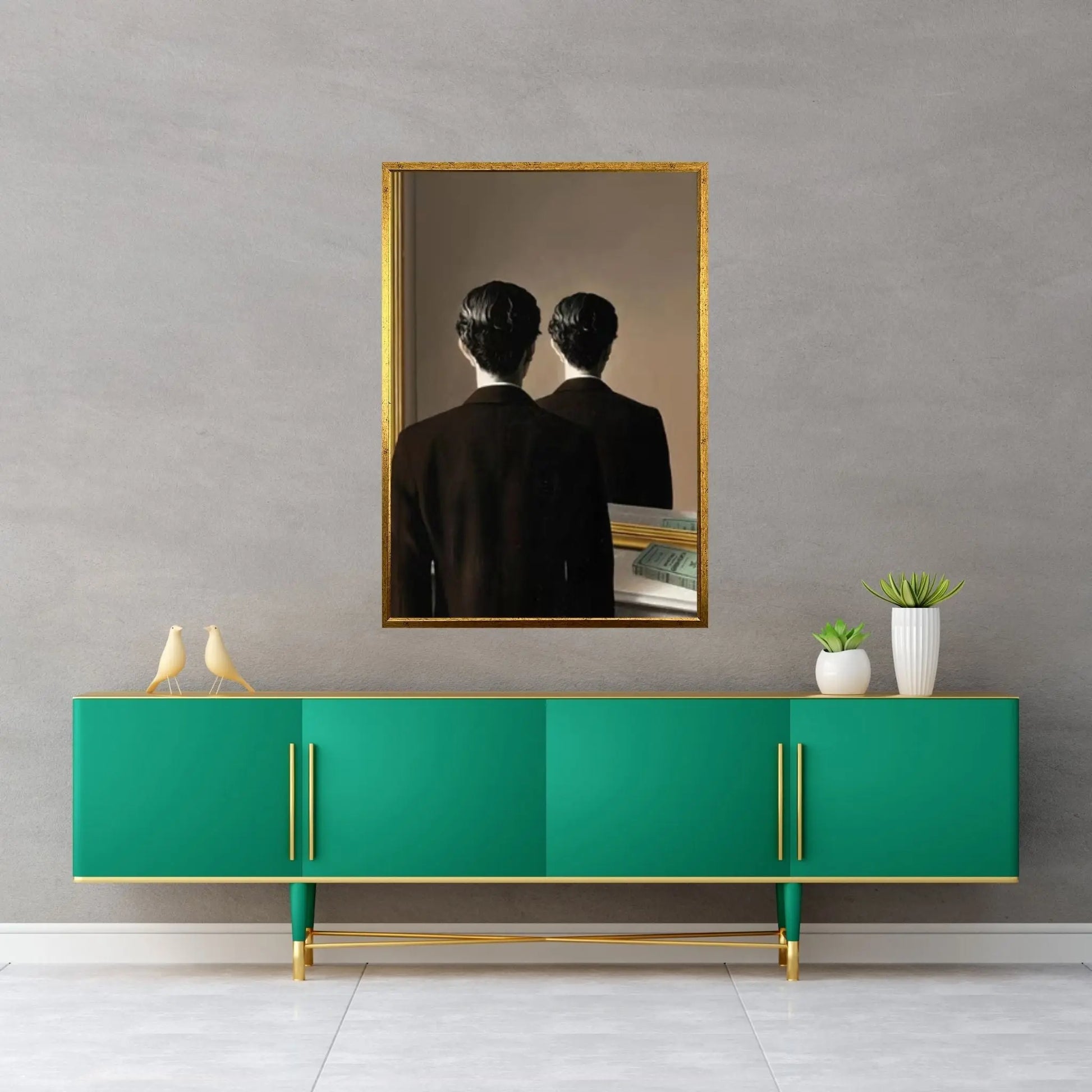 Rene Magritte Canvas Wall Art Poster, Not to be Reproduced Wall Decor Print, Rene Magritte Canvas - Y Canvas