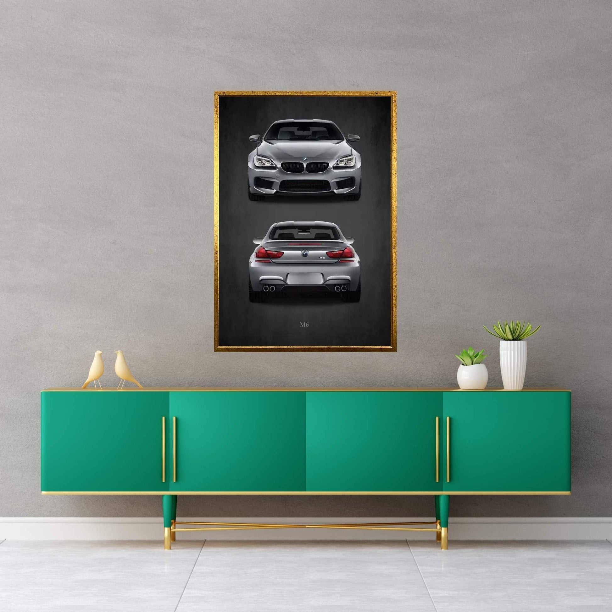 BMW M6 Canvas Wall Art - Y Canvas