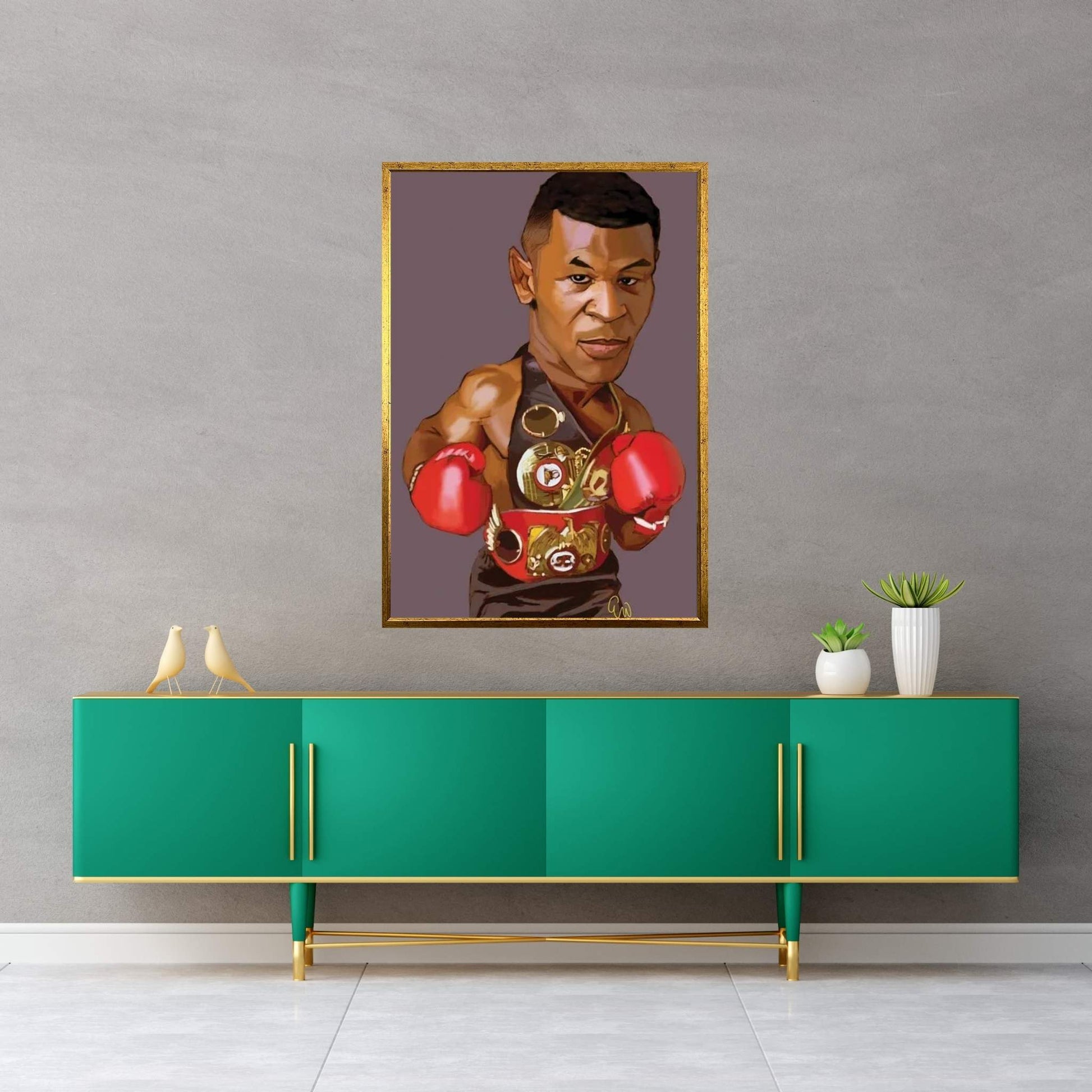 Iron Mike Canvas Wall Art - Y Canvas