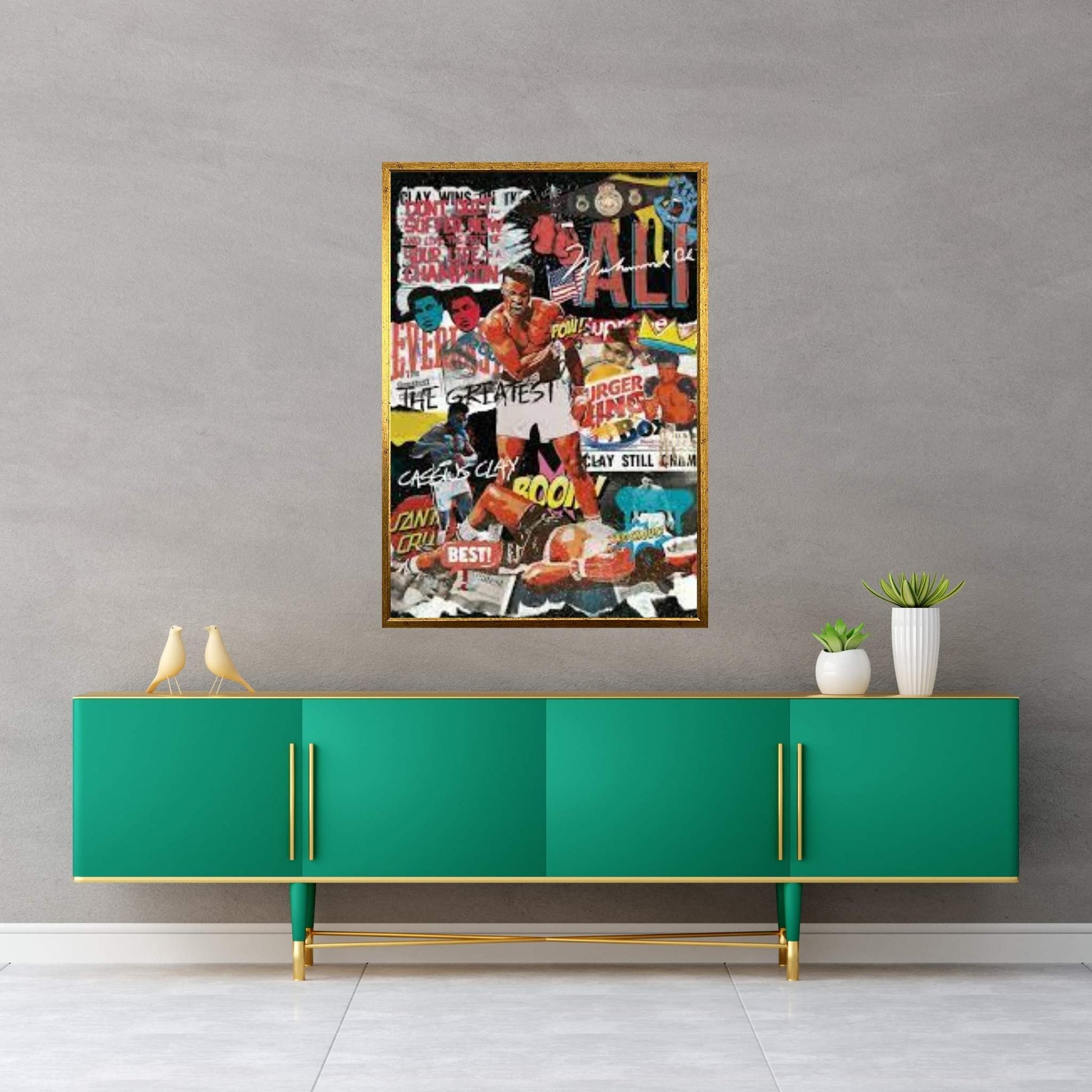 Ali - The Greatest Canvas Wall Art - Y Canvas