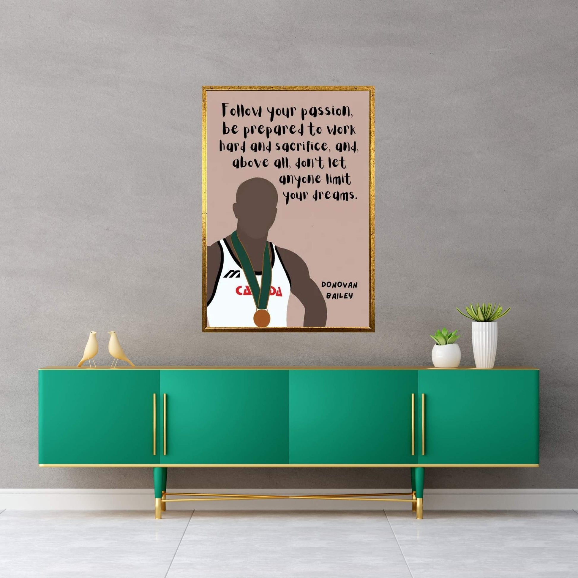 Bailey Quote Canvas Wall Art - Y Canvas