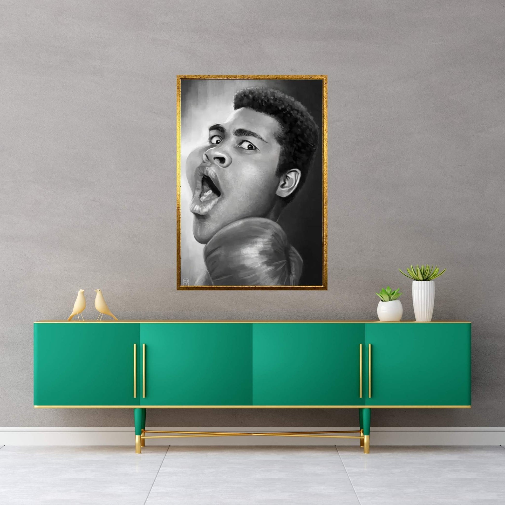Muhammad Ali Canvas Wall Art - Y Canvas