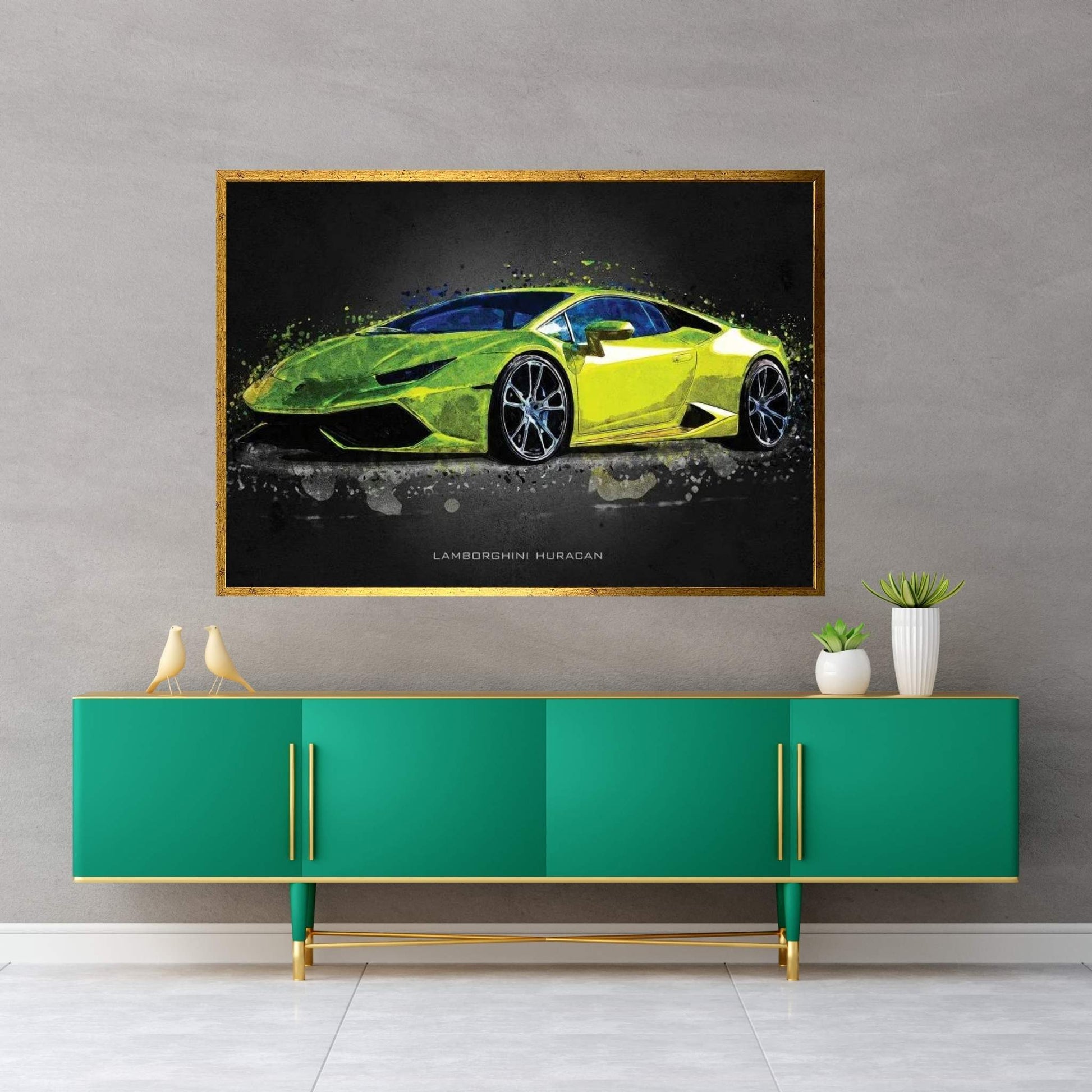 Lamborghini Huracan Canvas Wall Art - Y Canvas