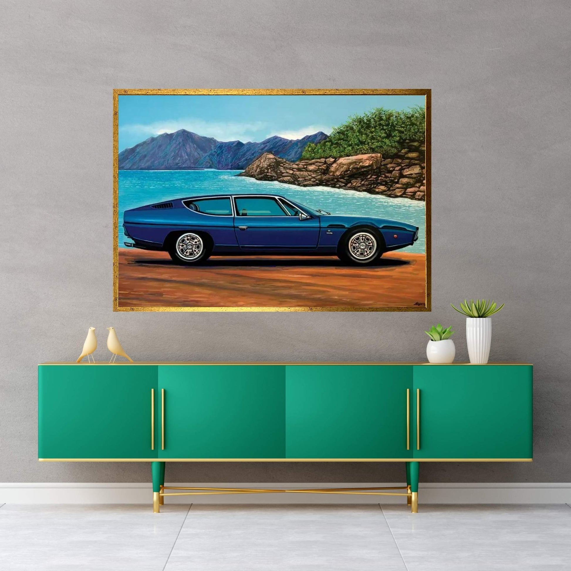 Lamborghini Espada Canvas Wall Art - Y Canvas