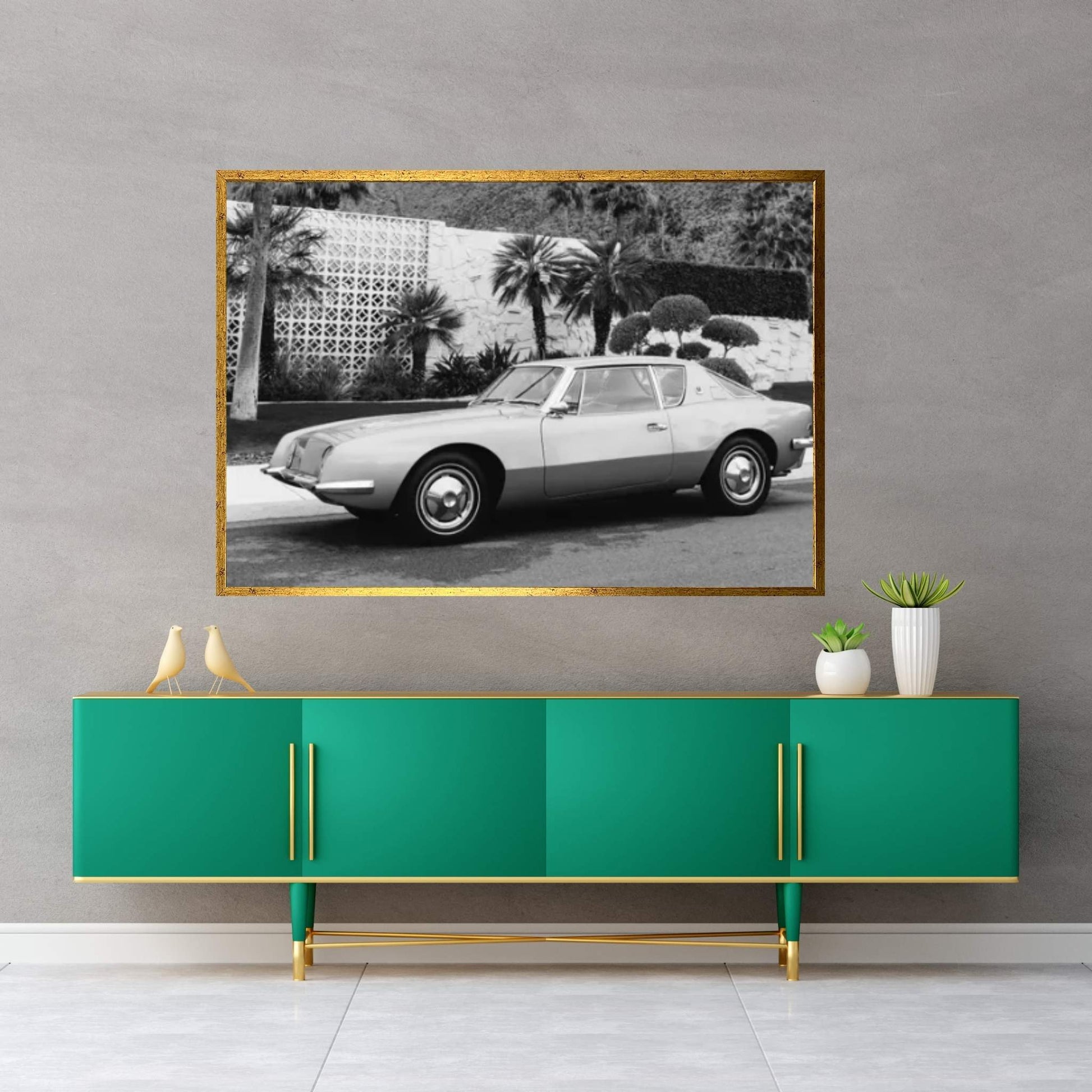 Palm Springs Ride IV Canvas Wall Art - Y Canvas