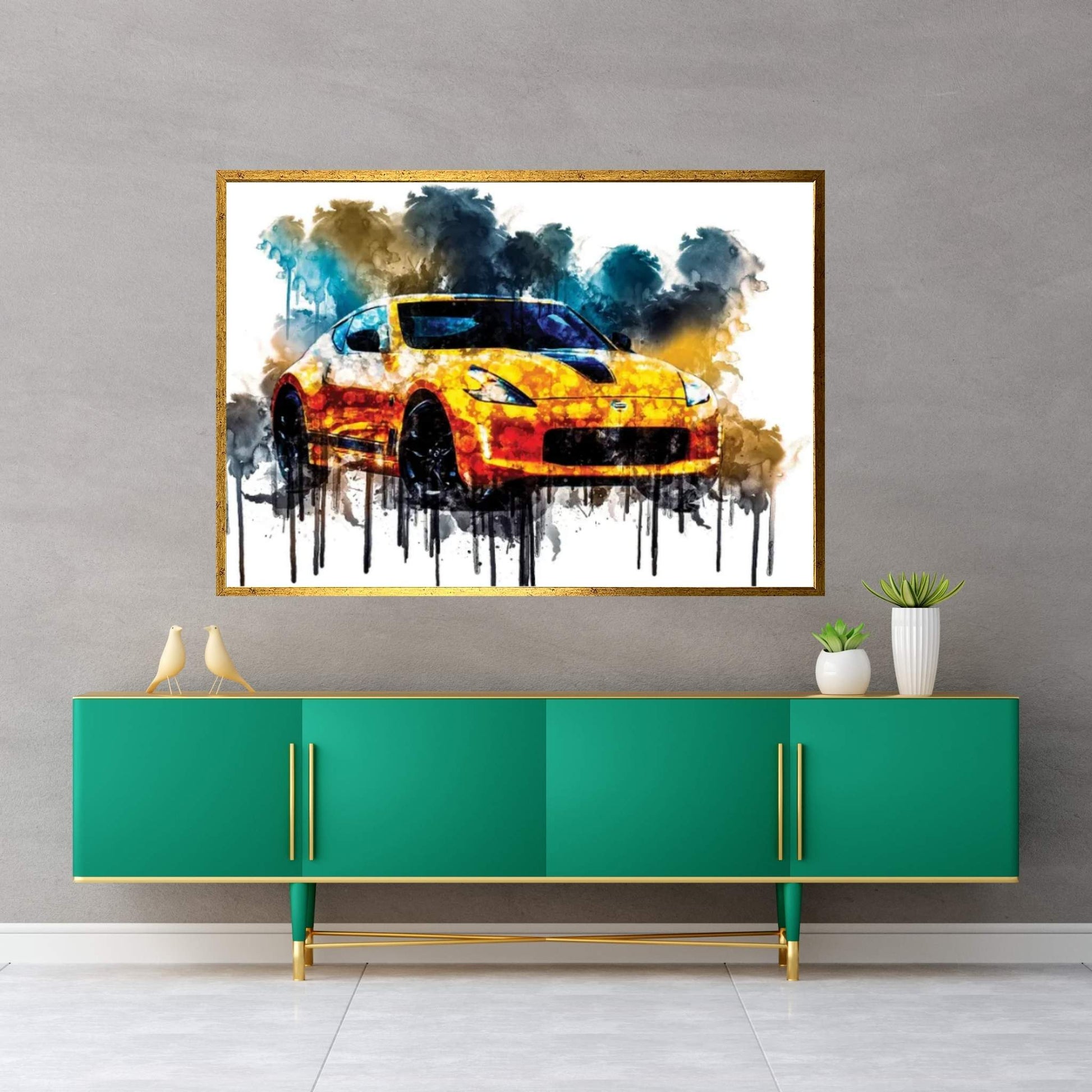 Car 2018 Nissan 370Z Heritage Edition Canvas Wall Art - Y Canvas