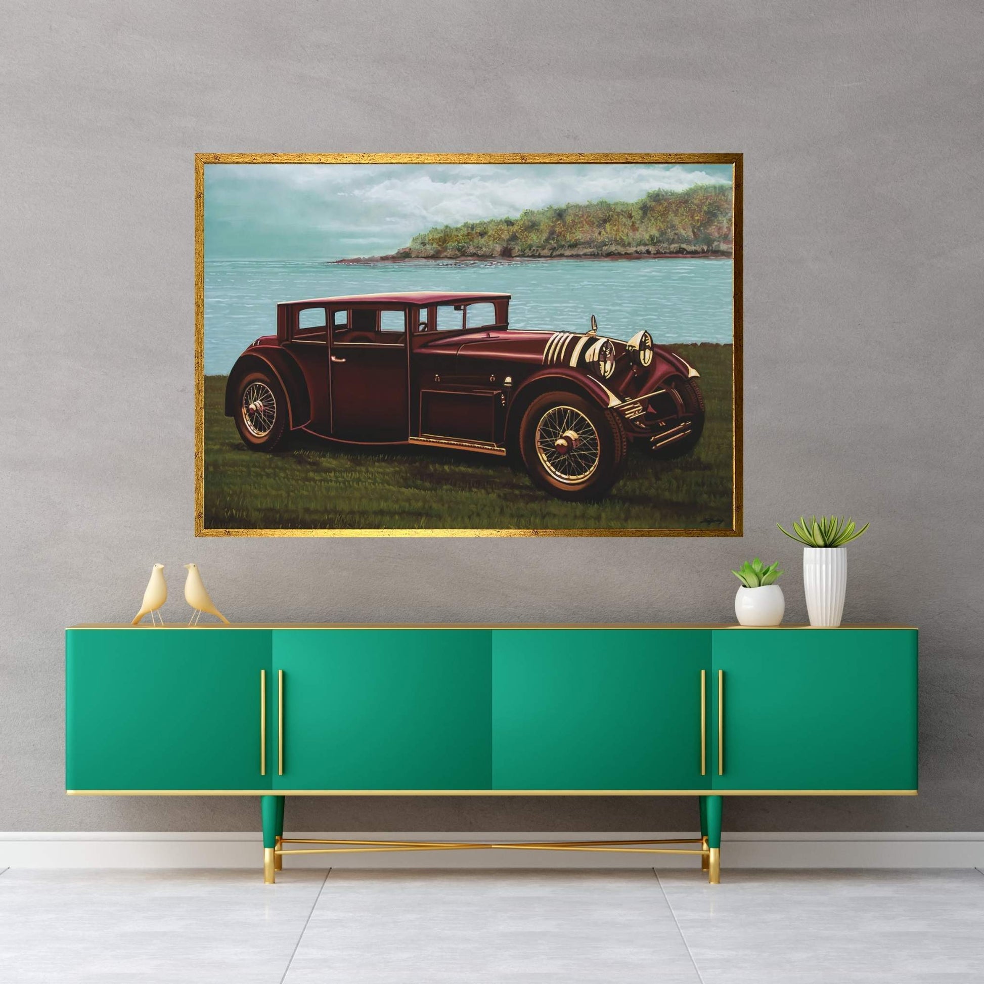 Voisin C20 Mylord Demi-Berline 1931 Canvas Wall Art - Y Canvas