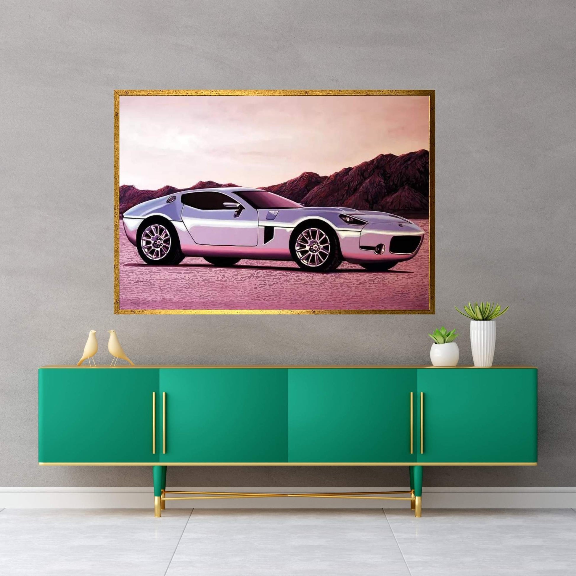 Ford Shelby Gr Canvas Wall Art - Y Canvas