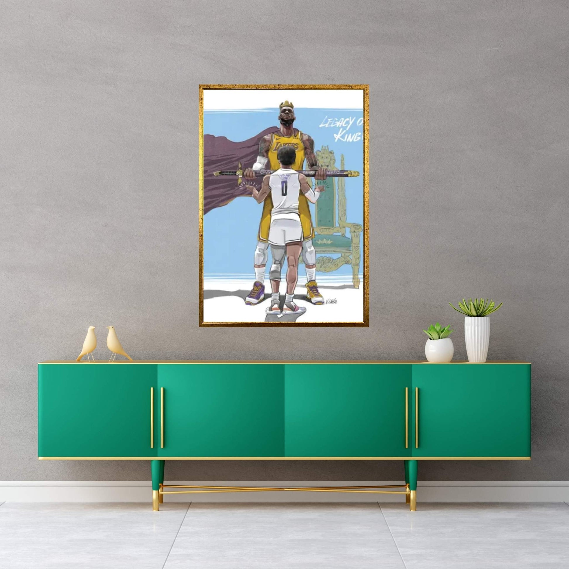 Legacy Of The King Canvas Wall Art - Y Canvas