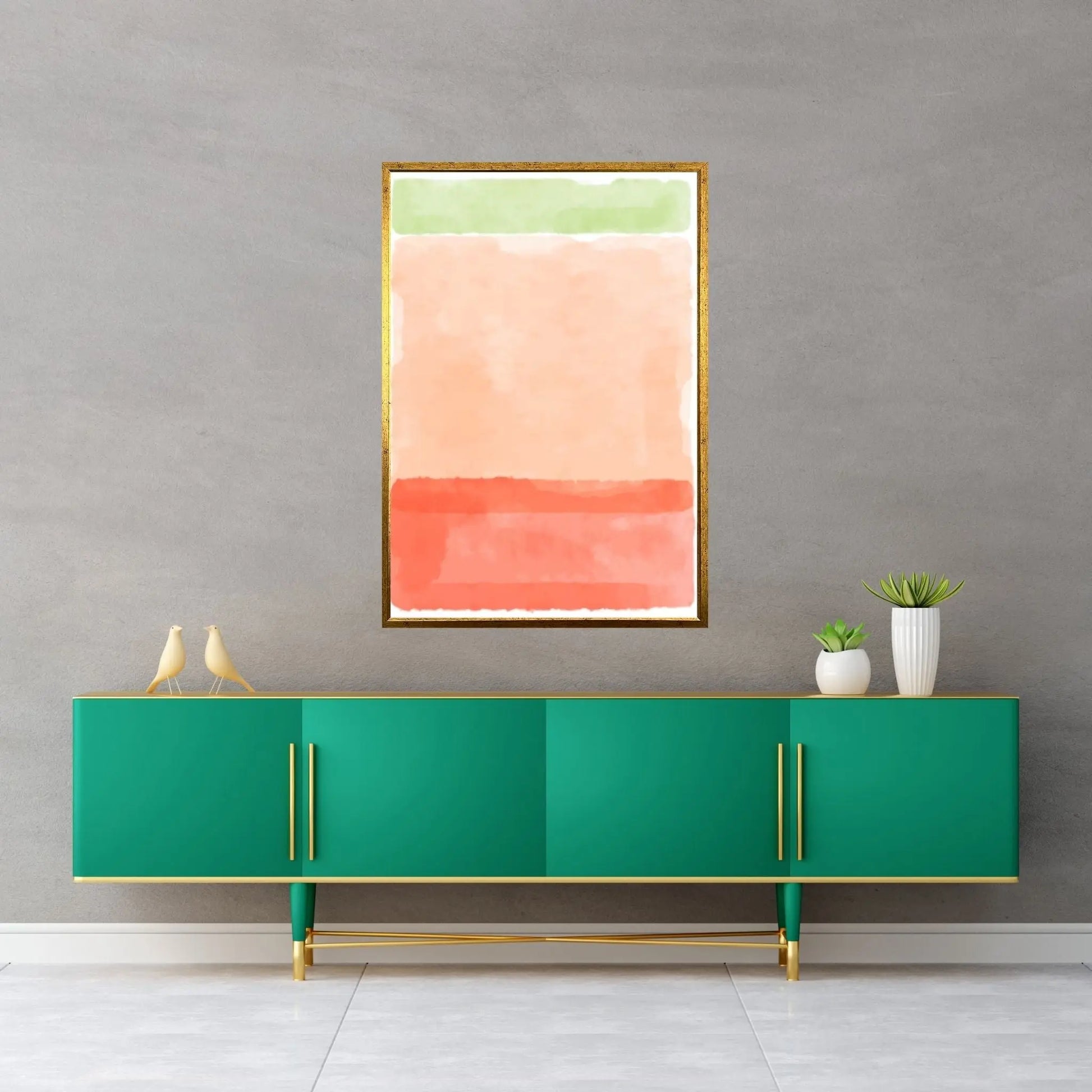 Mark Rothko Frame Canvas/Poster Art Reproduction, Rothko Reproduction - Y Canvas