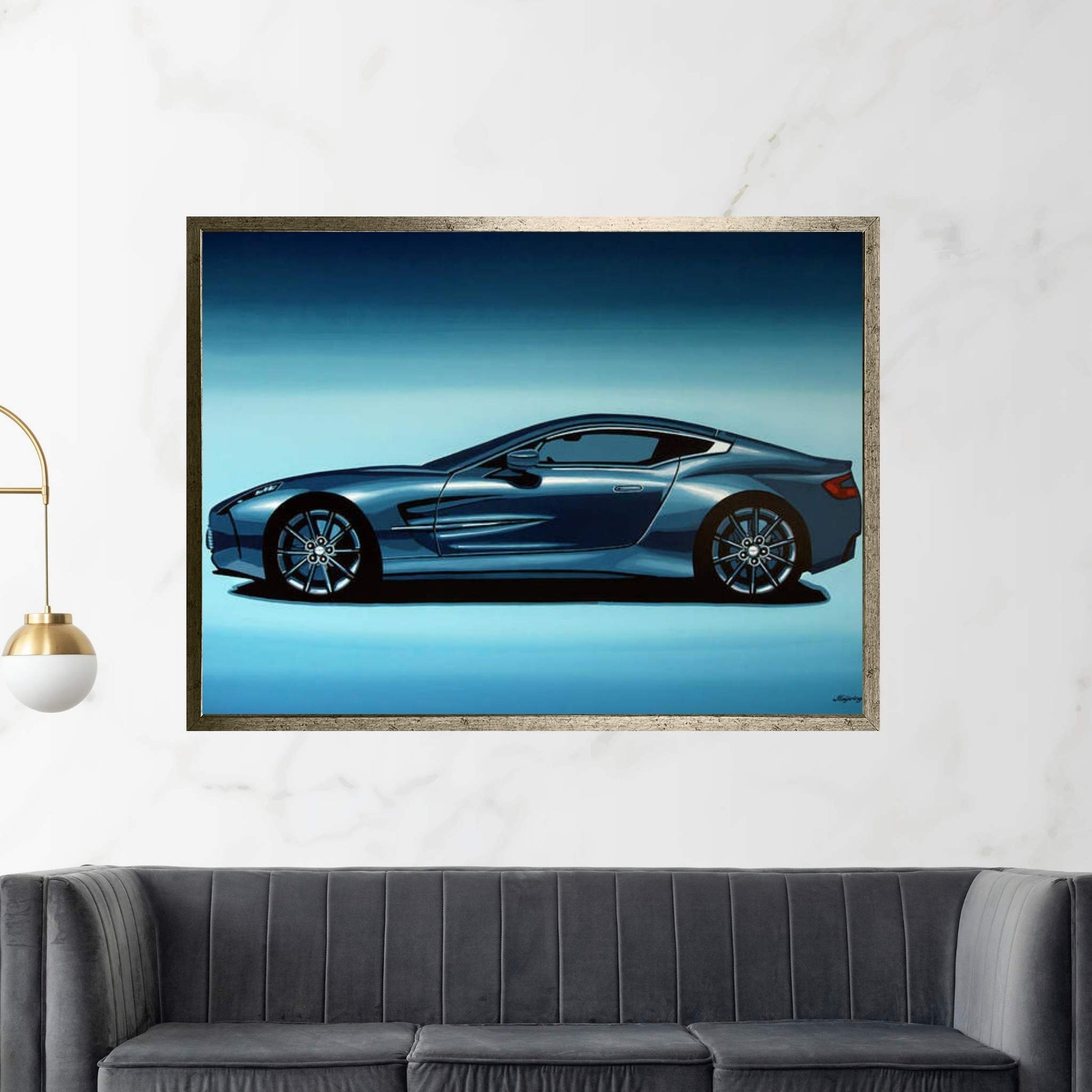 Aston Martin One 77 2009 Canvas Wall Art - Y Canvas