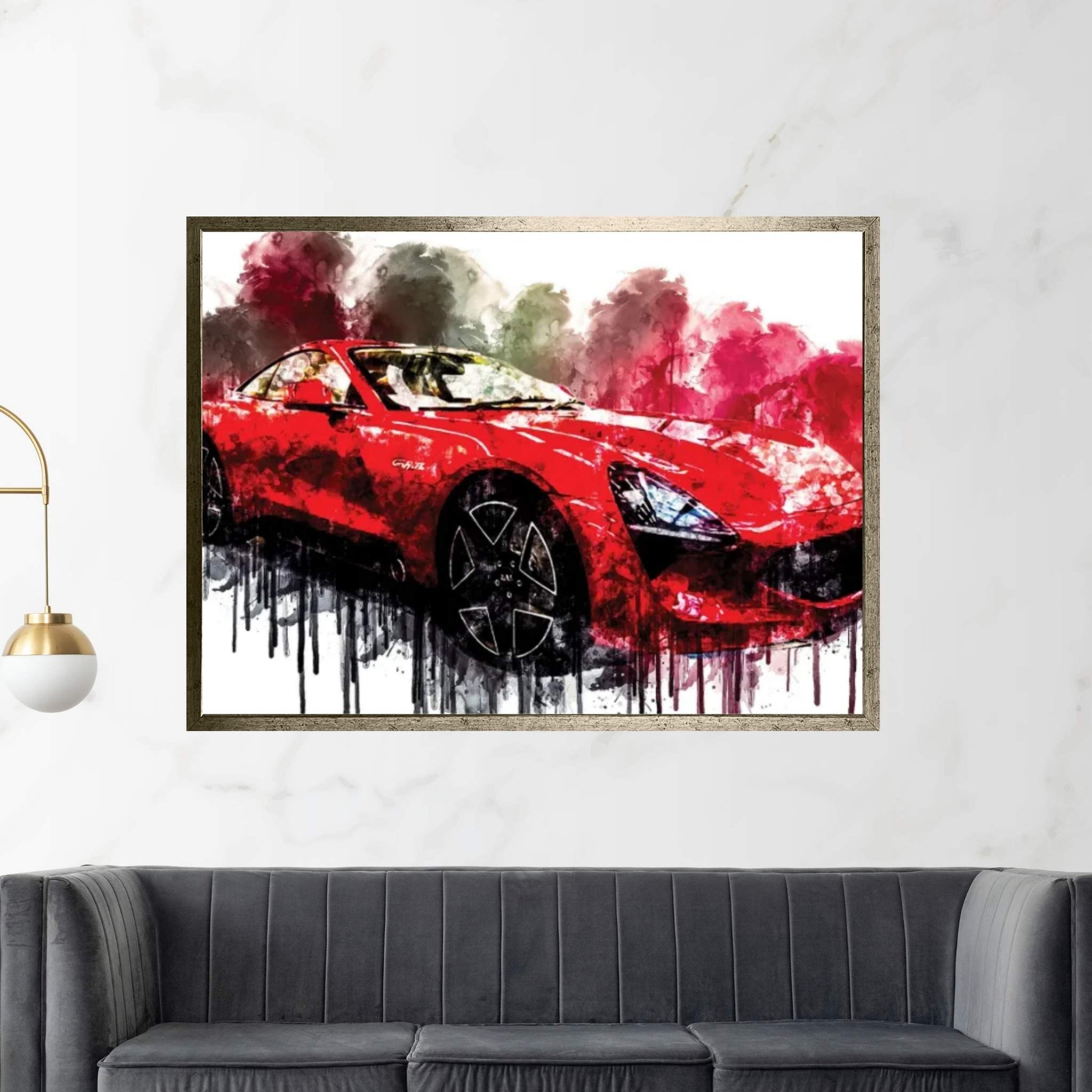 Car 2018 TVR Griffith Canvas Wall Art - Y Canvas