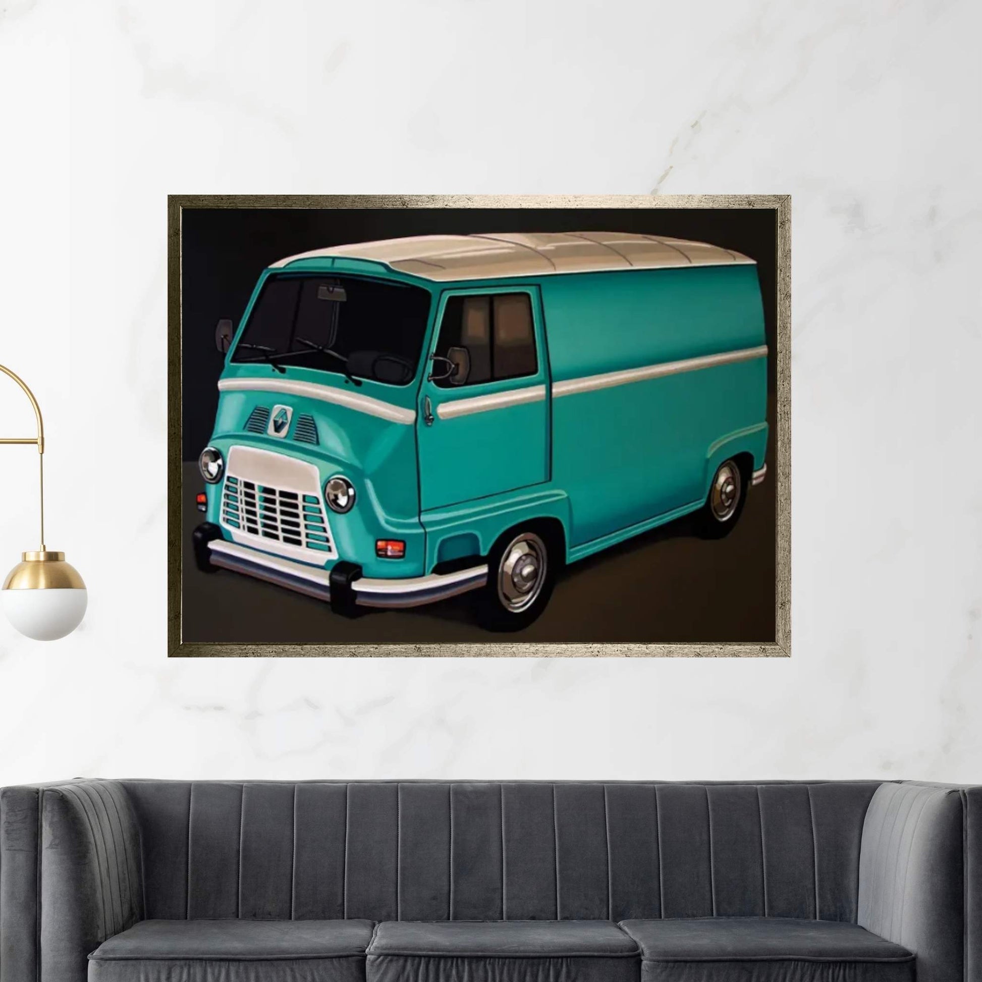 Renault Estafette 1959 Canvas Wall Art - Y Canvas