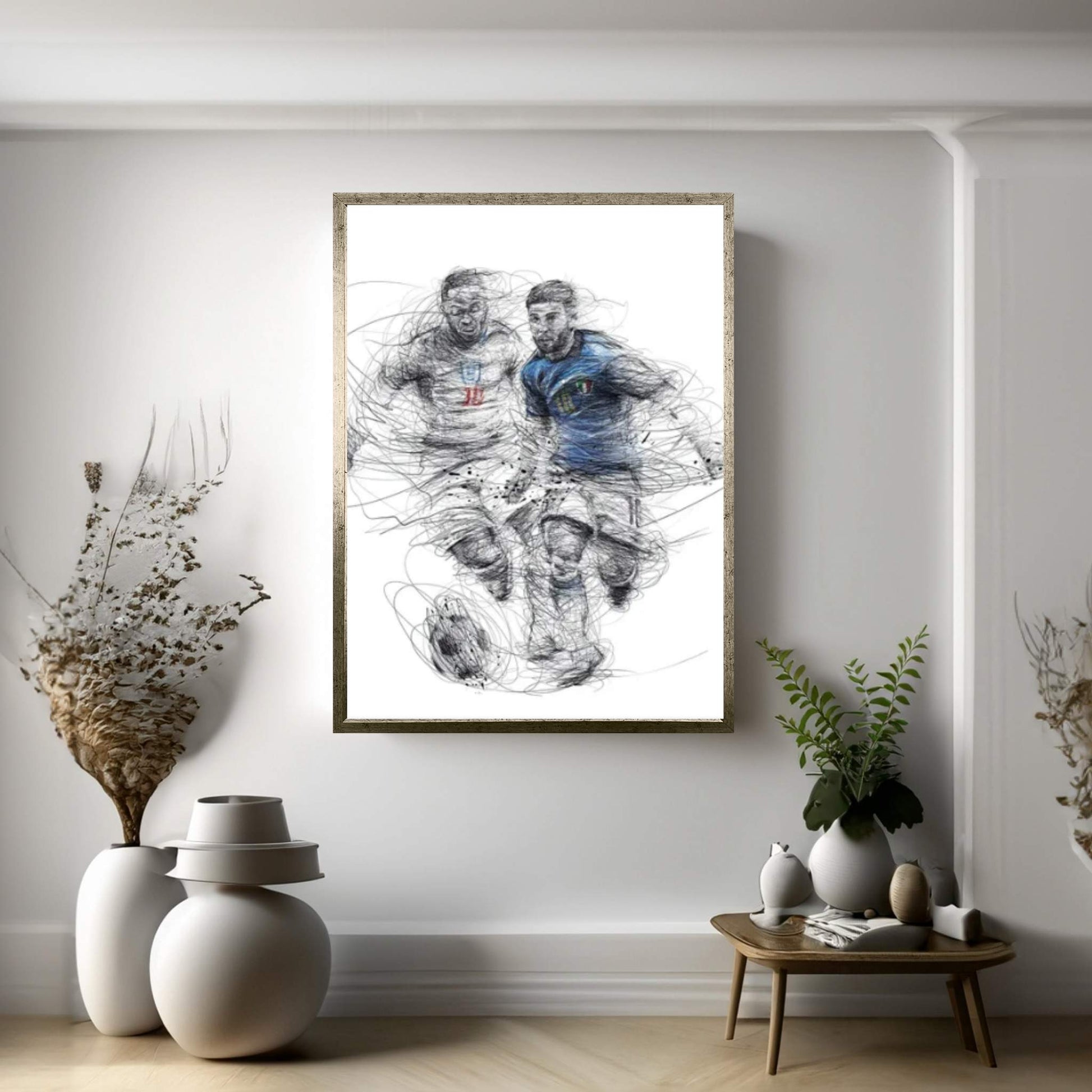 Italia Inghilterra Canvas Wall Art - Y Canvas