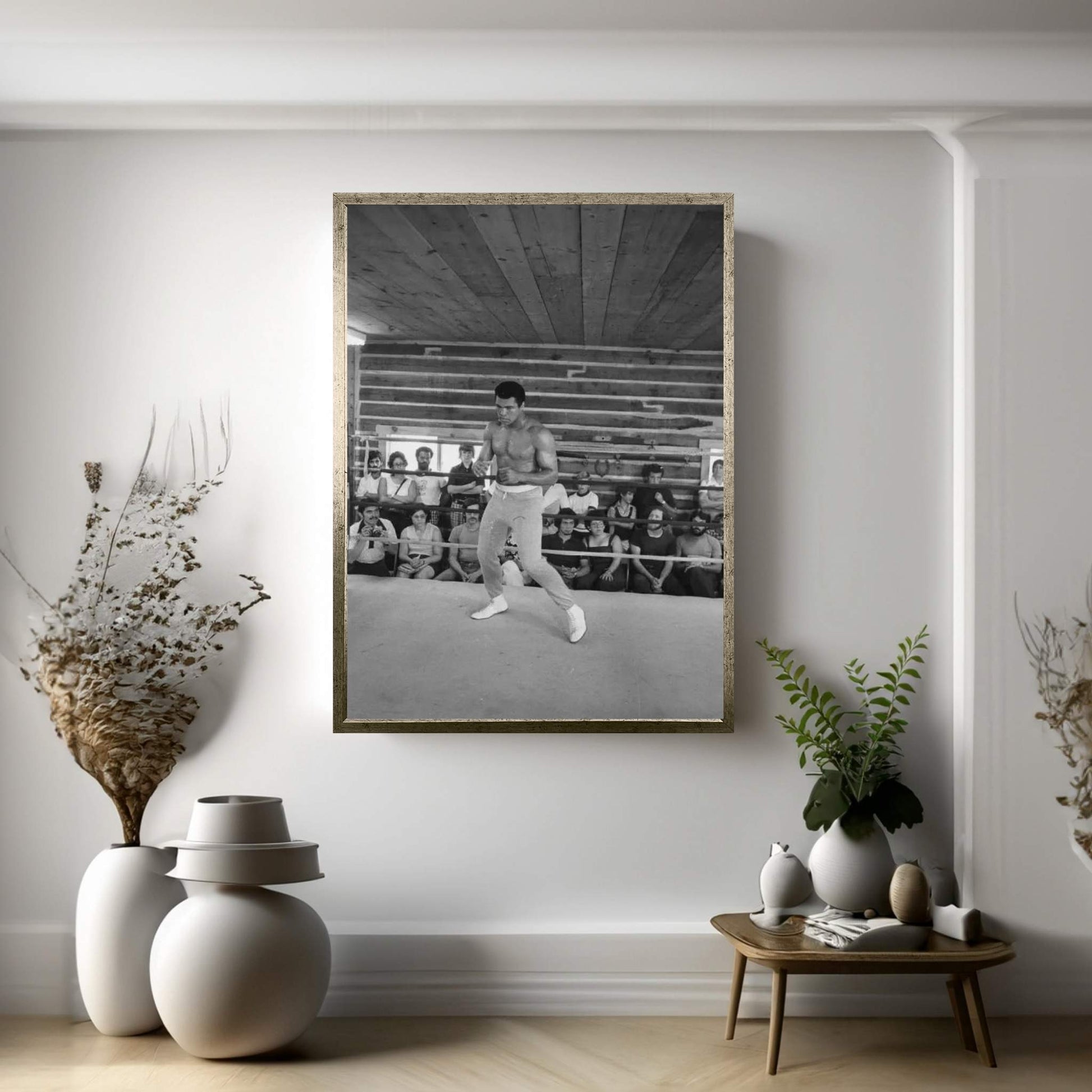 In-Ring Movement At Deer Lake I (Rumble In The Jungle™ Training Camp) Canvas Wall Art - Y Canvas