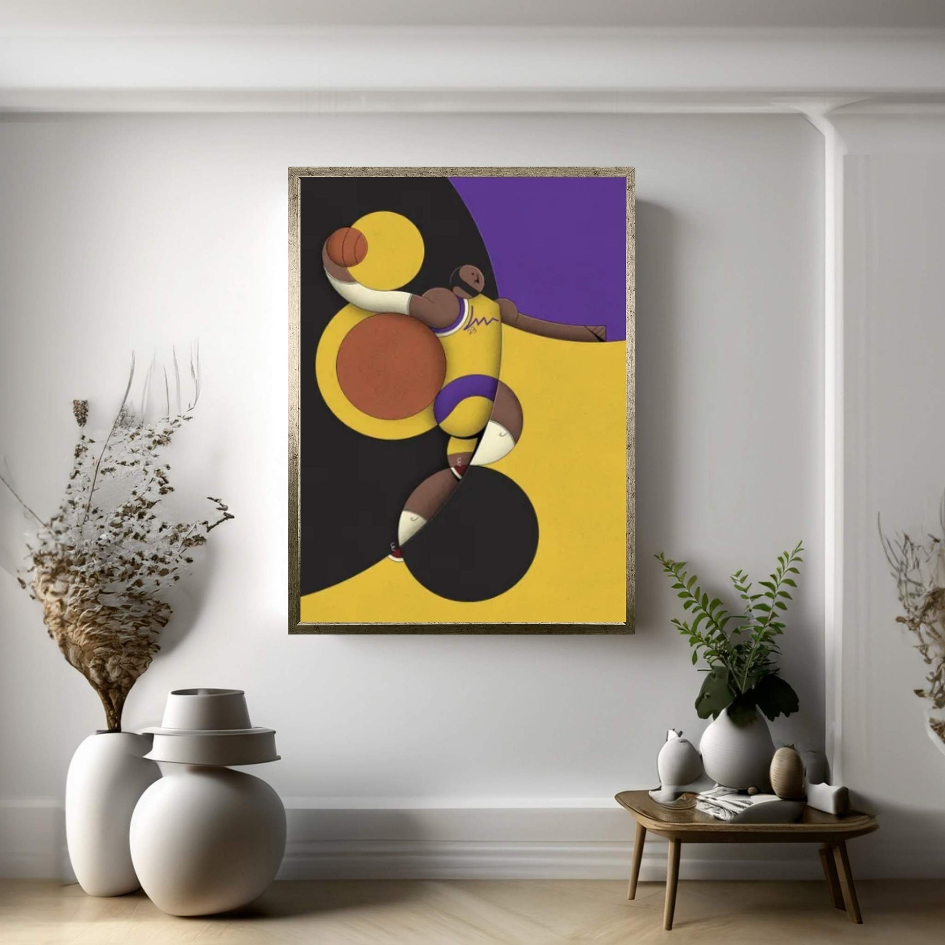 Bron Canvas Wall Art - Y Canvas