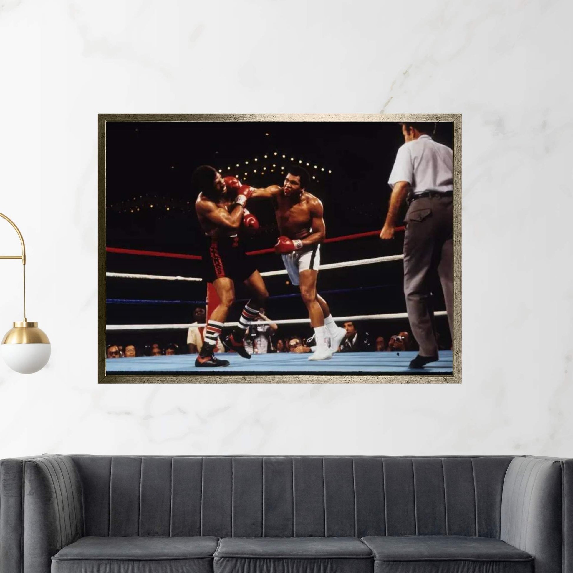 Overhand Right Connects, February 15th, 1978 Canvas Wall Art - Y Canvas