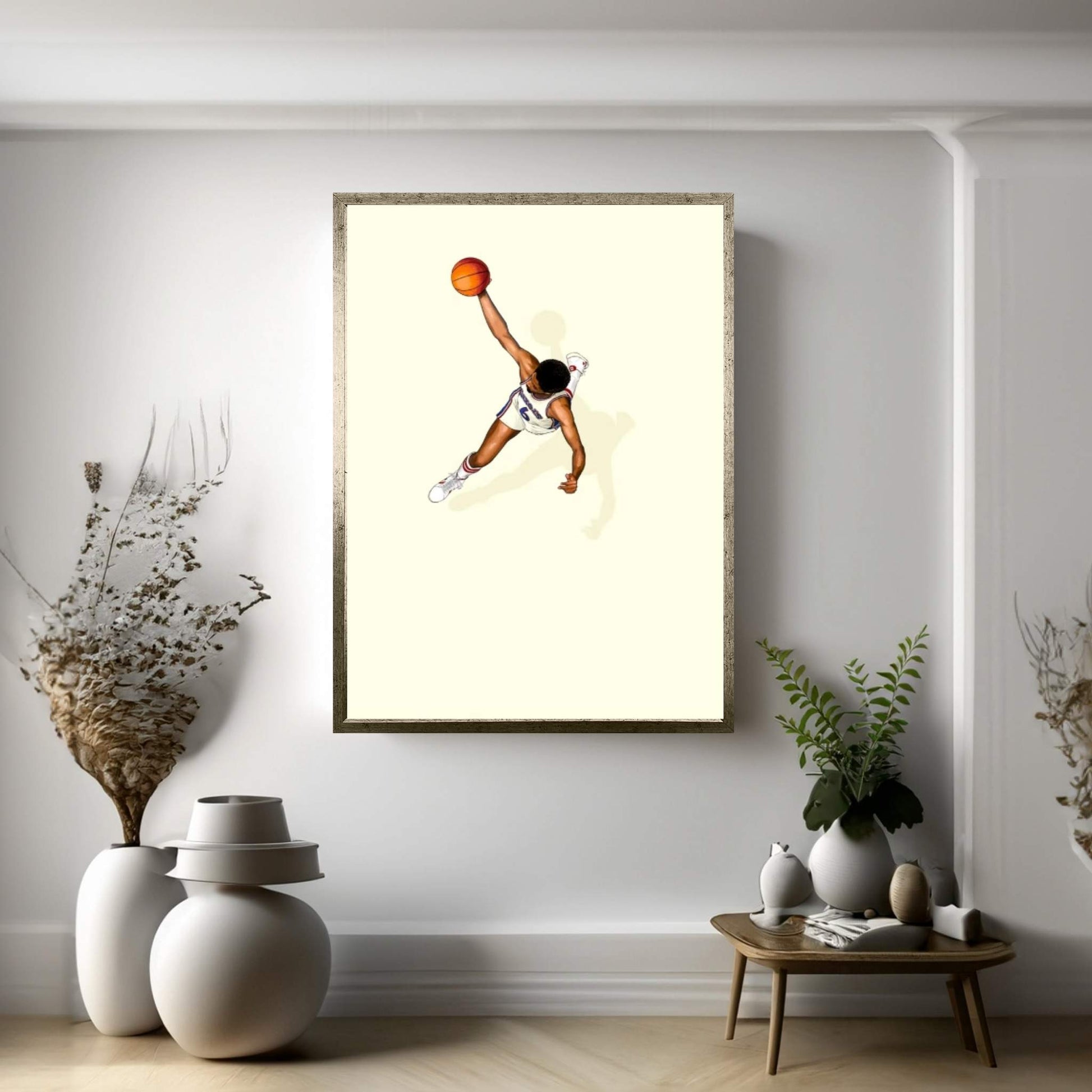 Frequent Fliers Dr J Canvas Wall Art - Y Canvas