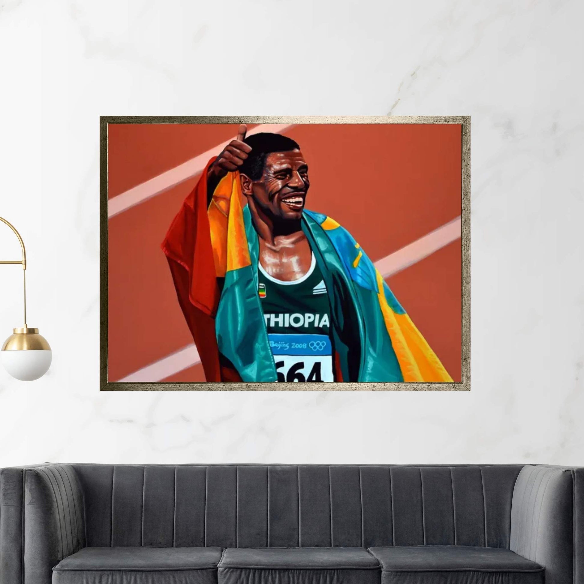 Haile Gebrselassie Canvas Wall Art - Y Canvas