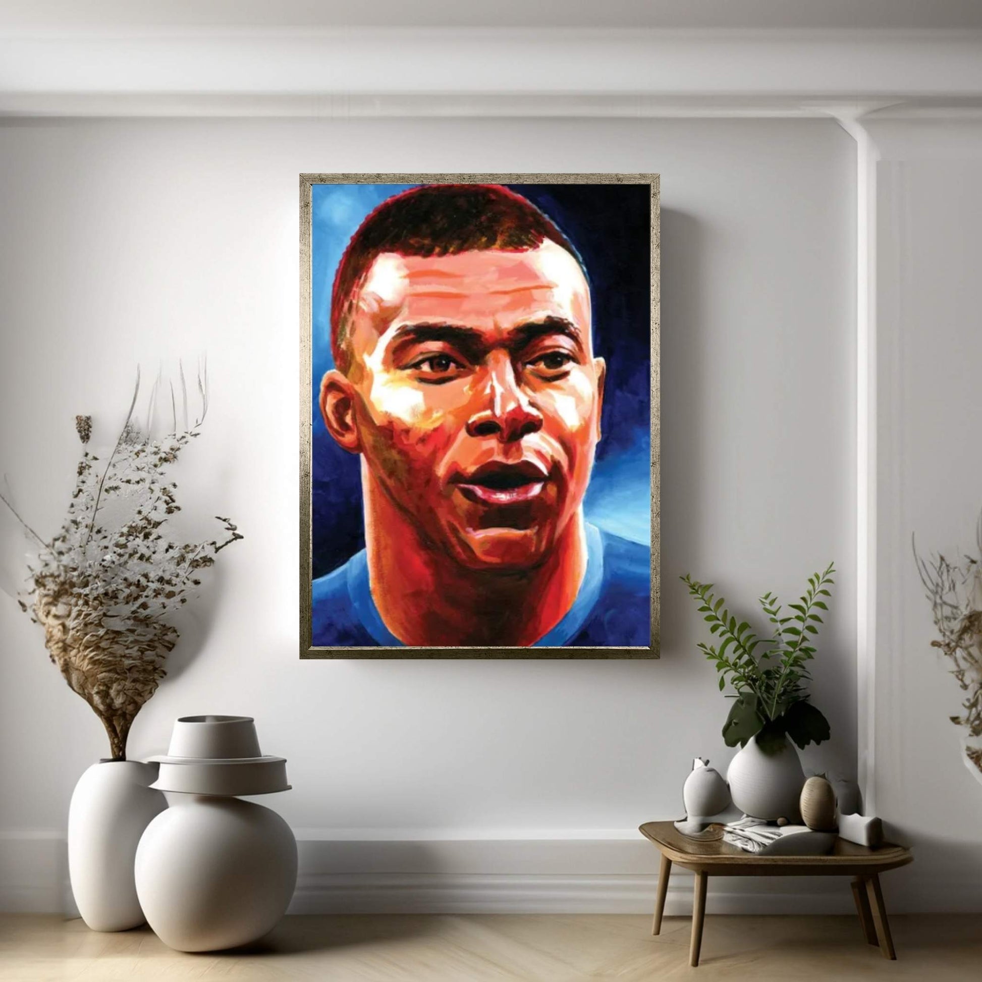 Kylian Mbappe Canvas Wall Art - Y Canvas