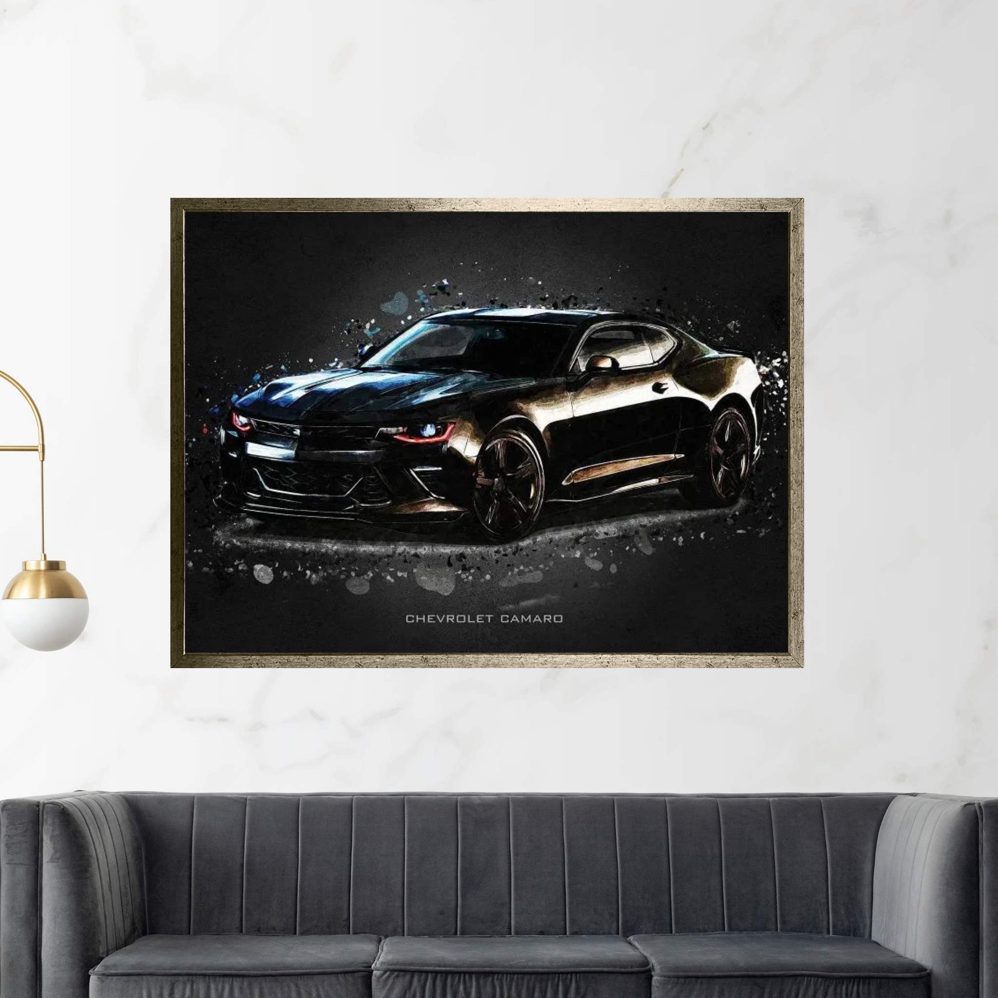 Chevrolet Camaro Acrylic Canvas Wall Art - Y Canvas