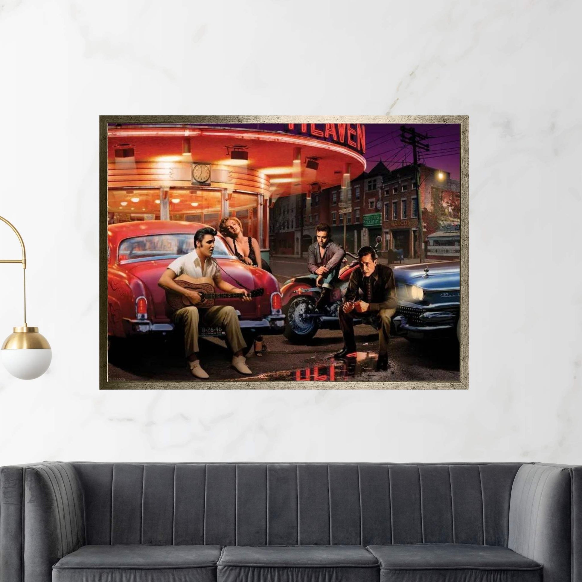 Leg XRoads Canvas Wall Art - Y Canvas