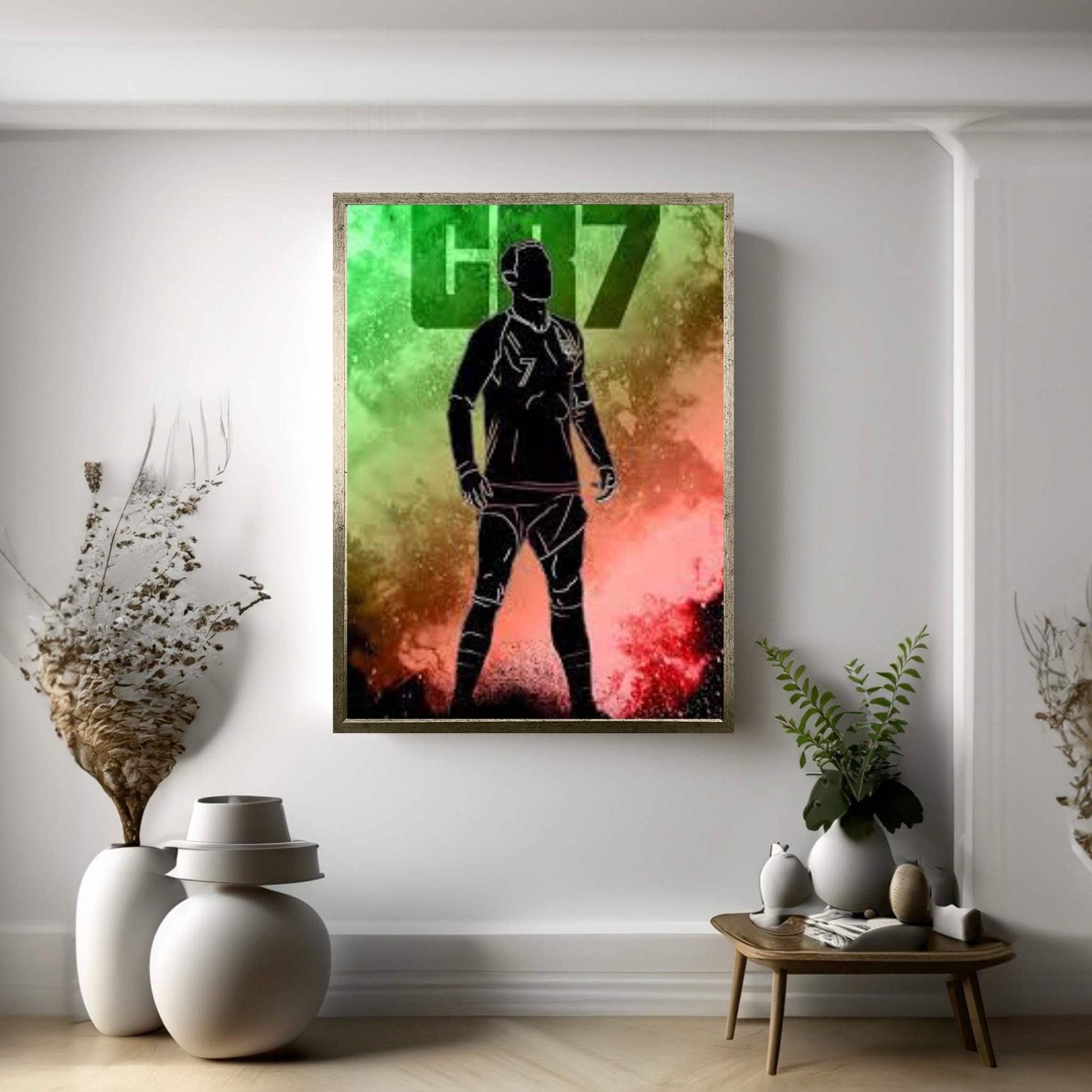 Soul Of CR7 Canvas Wall Art - Y Canvas