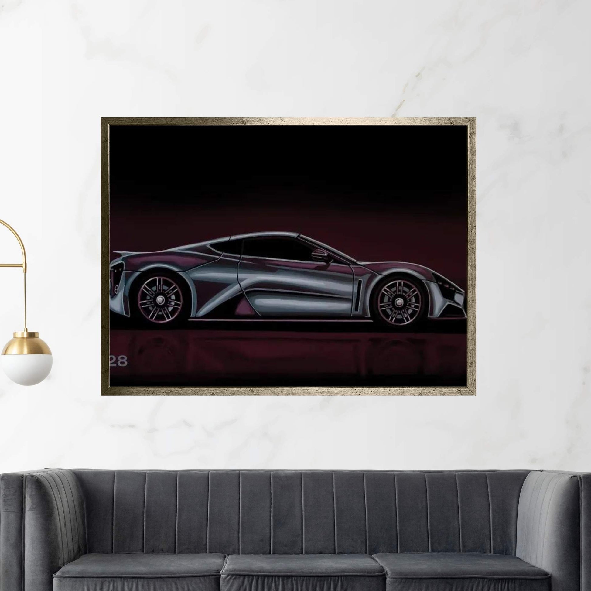 Zenvo ST 1 2009 Canvas Wall Art - Y Canvas