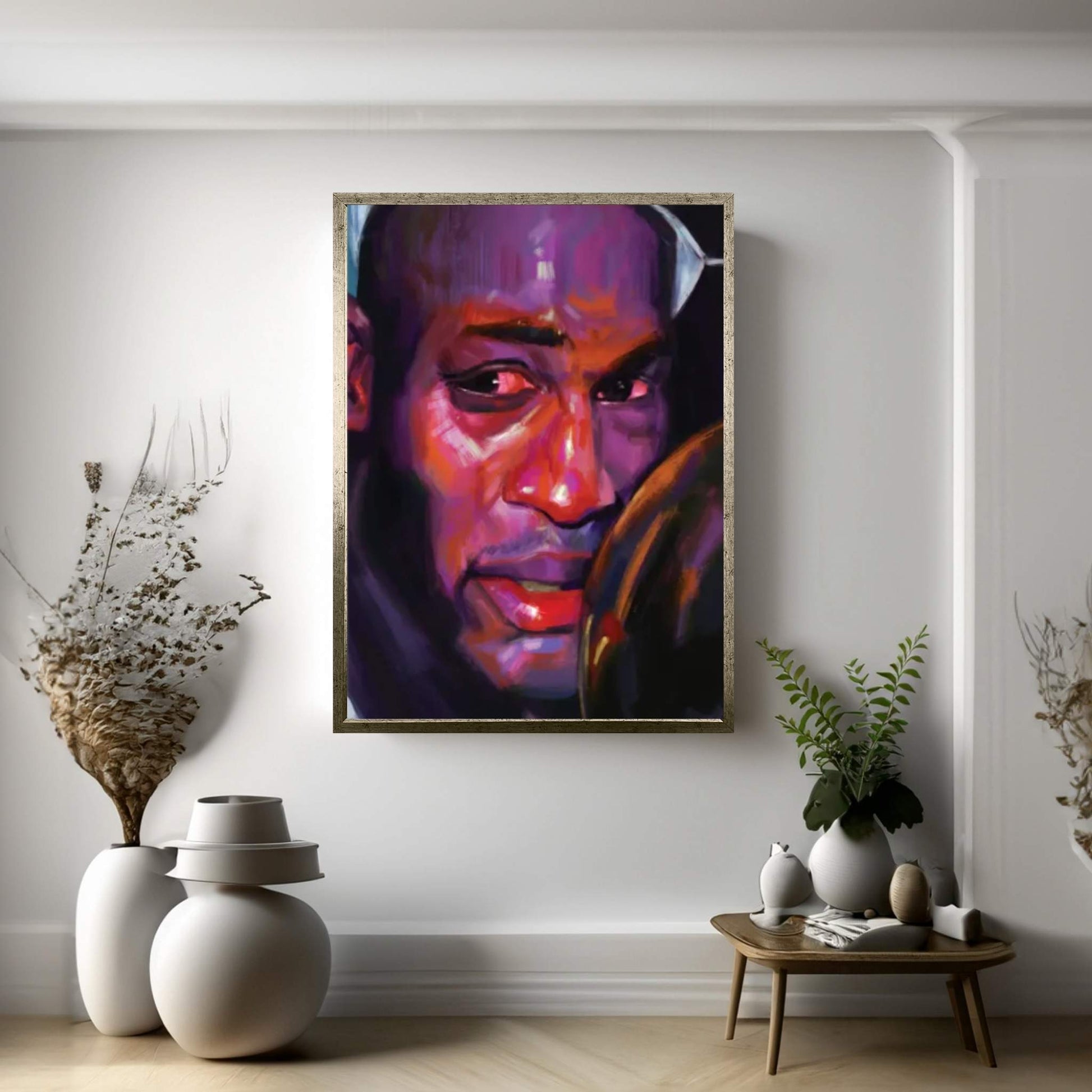 Michael Jordan Canvas Wall Art - Y Canvas