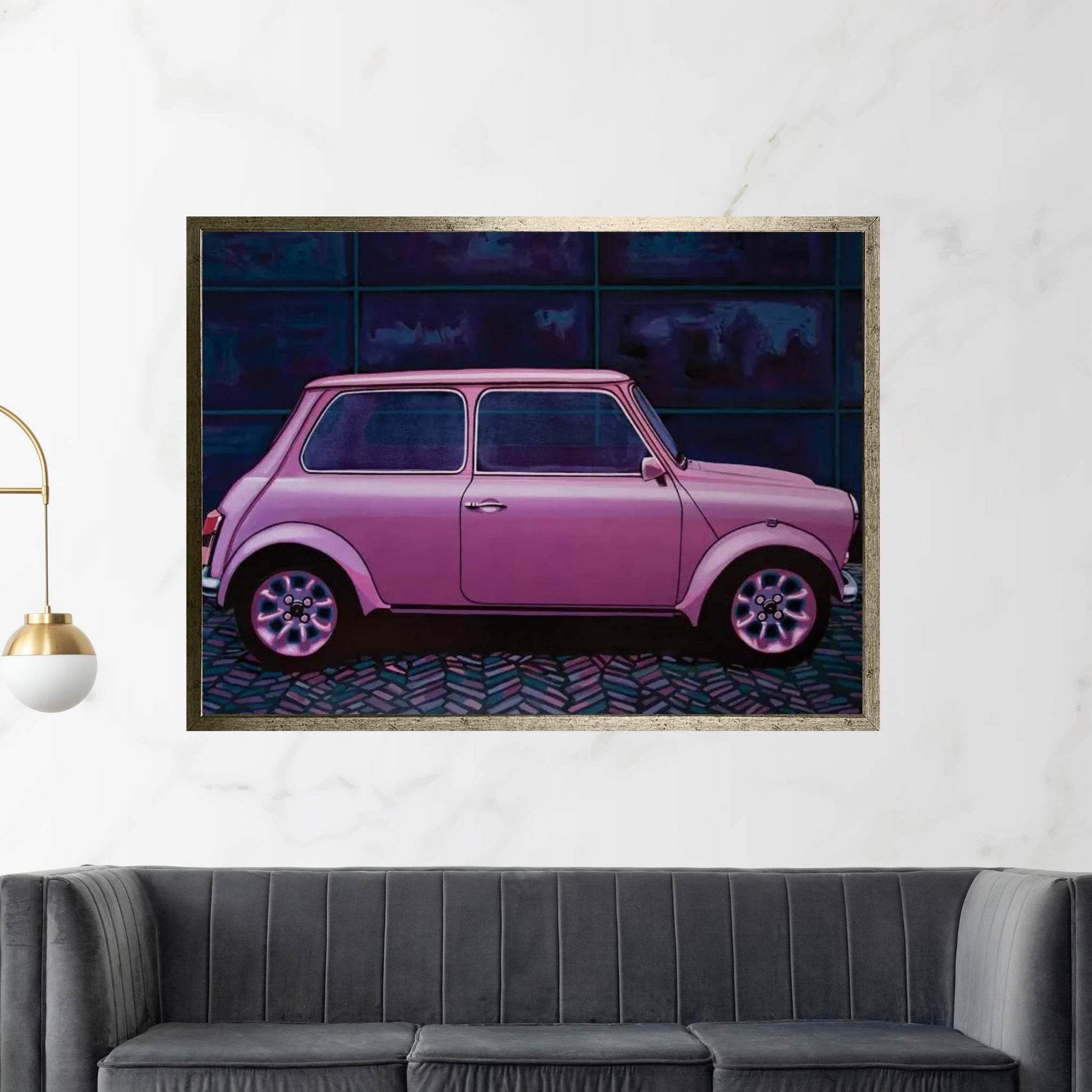 Austin Mini Cooper 1964 Canvas Wall Art - Y Canvas
