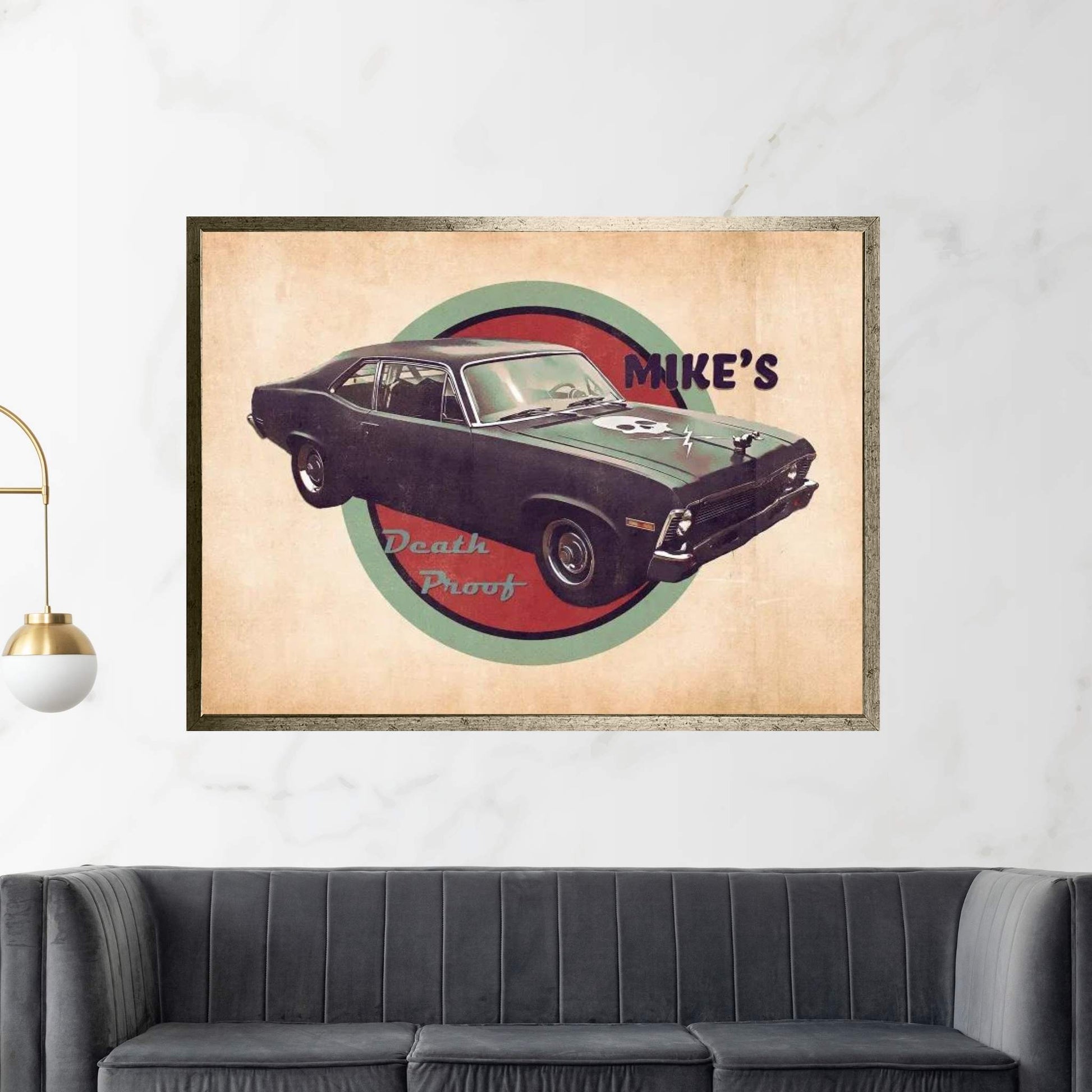 Mike's Death Proof Canvas Wall Art - Y Canvas