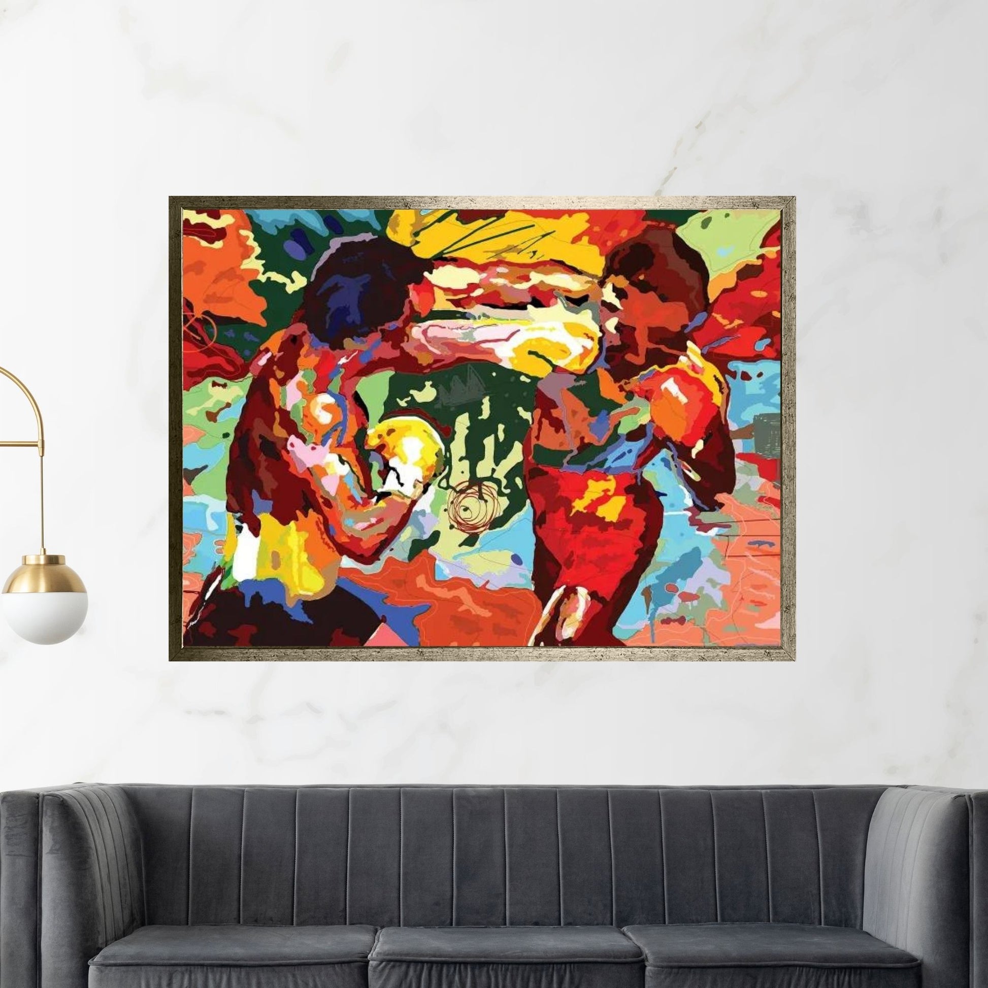 DING DING Canvas Wall Art - Y Canvas