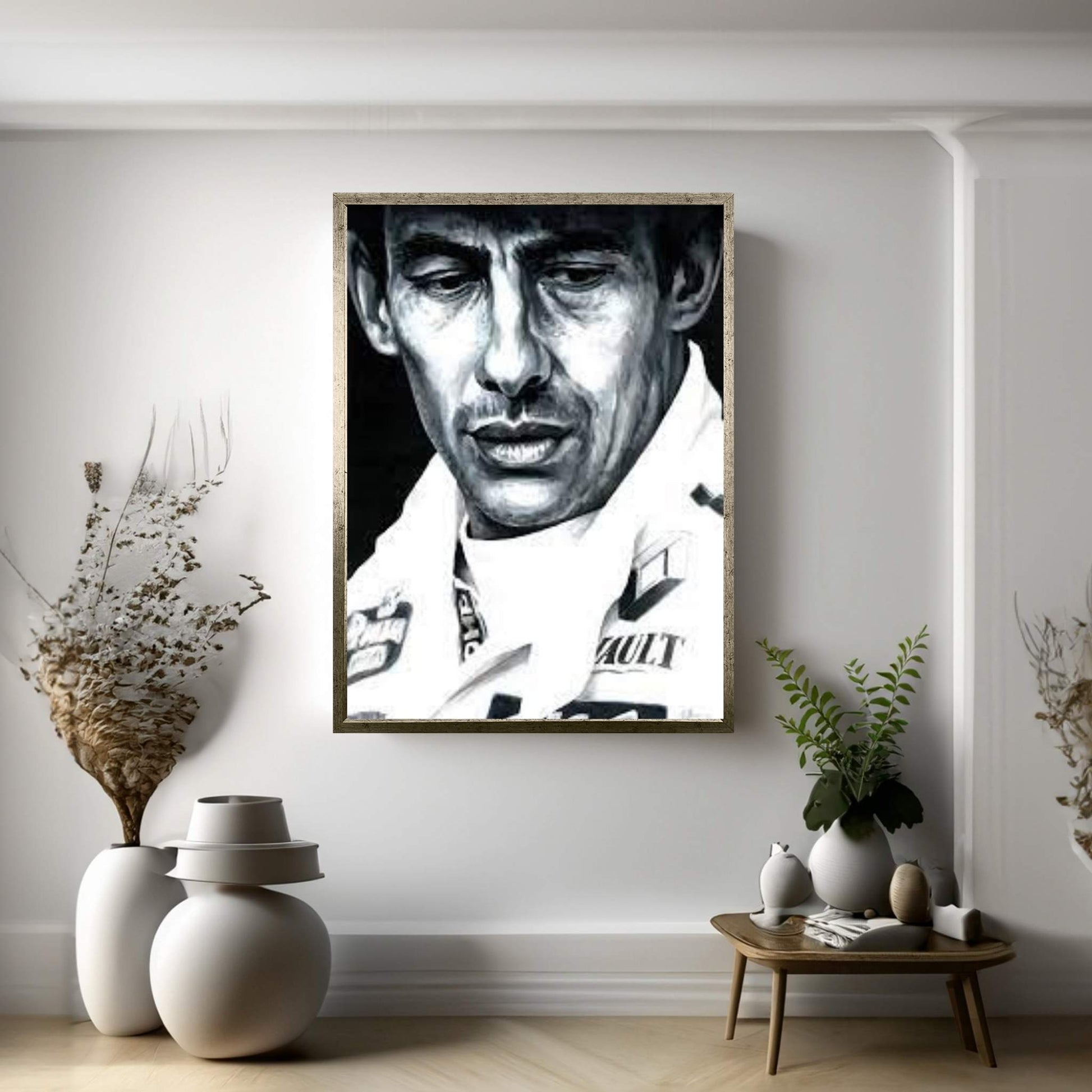 Ayrton Senna - The Morning Of Mourning 1994 Canvas Wall Art - Y Canvas