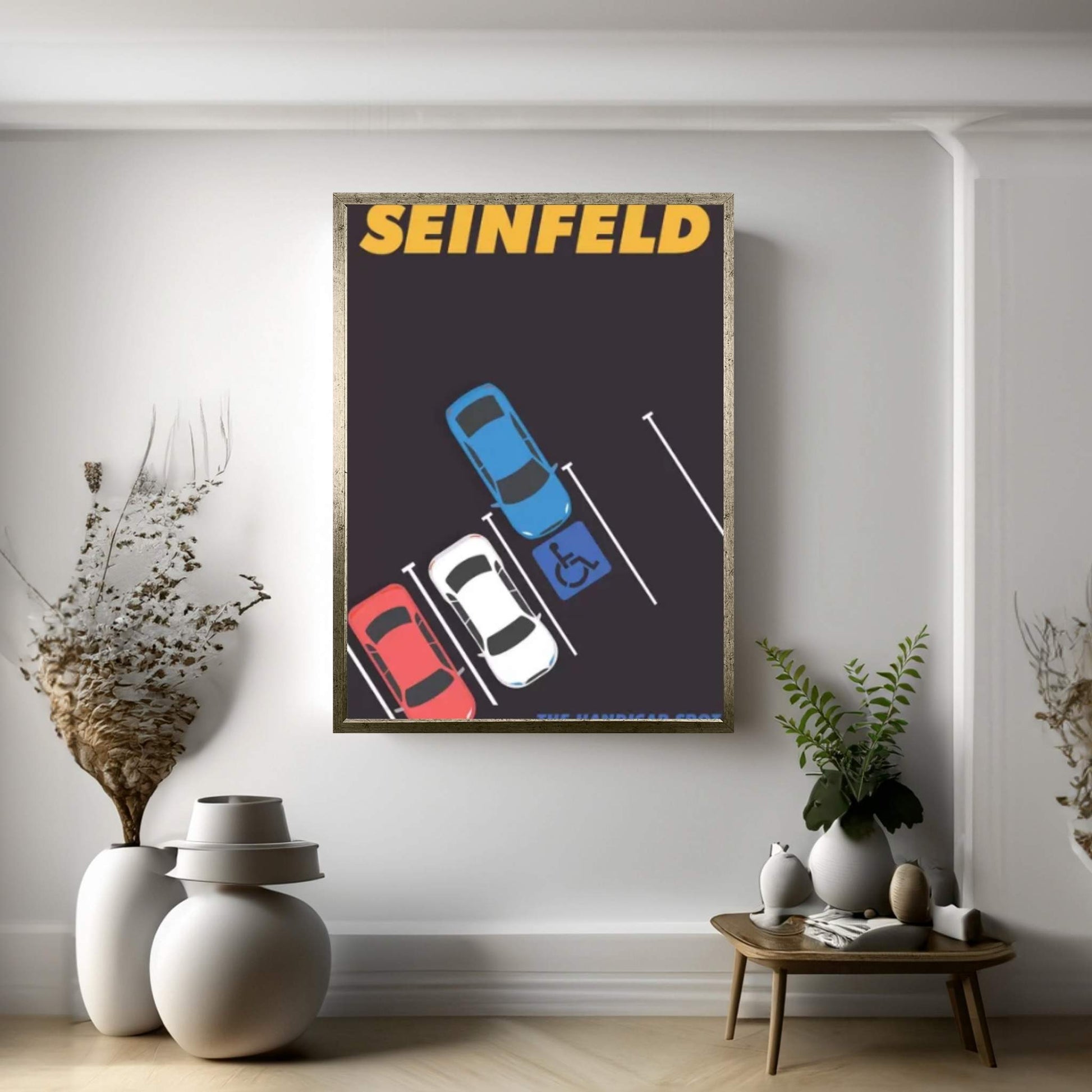 Seinfeld Alternative Minimalist Poster Canvas Wall Art - Y Canvas