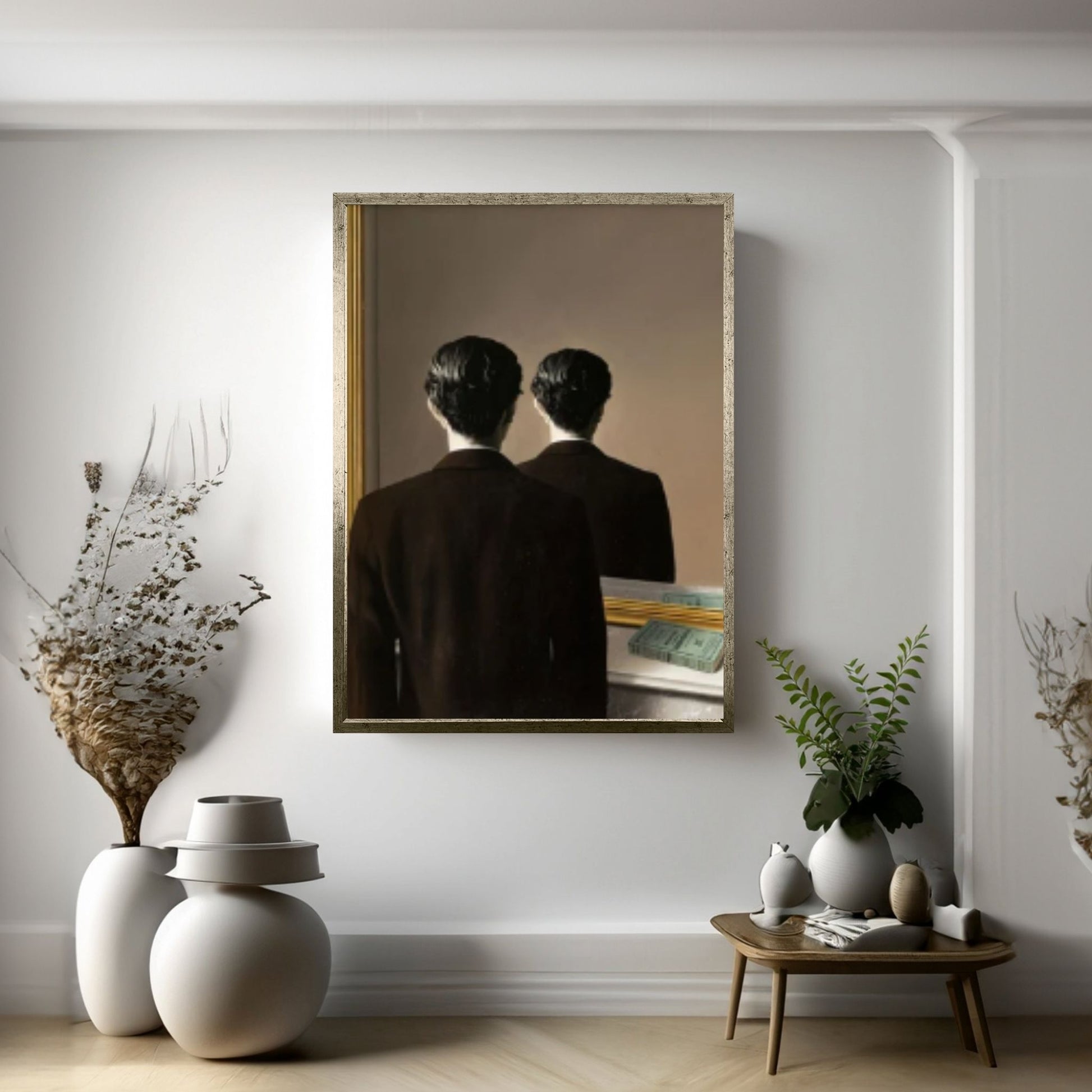 Rene Magritte Canvas Wall Art Poster, Not to be Reproduced Wall Decor Print, Rene Magritte Canvas - Y Canvas