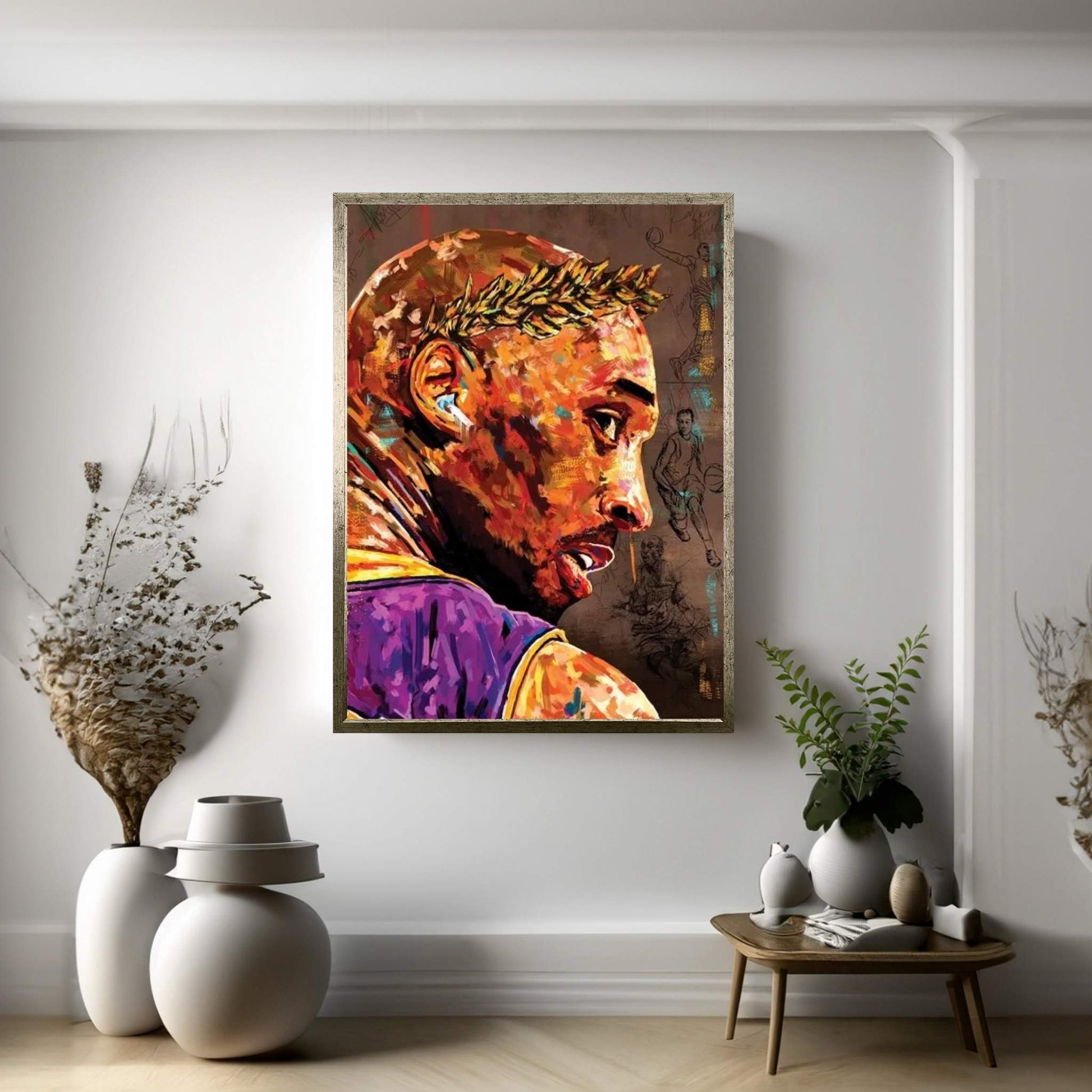 Kobe Bryant Canvas Wall Art - Y Canvas