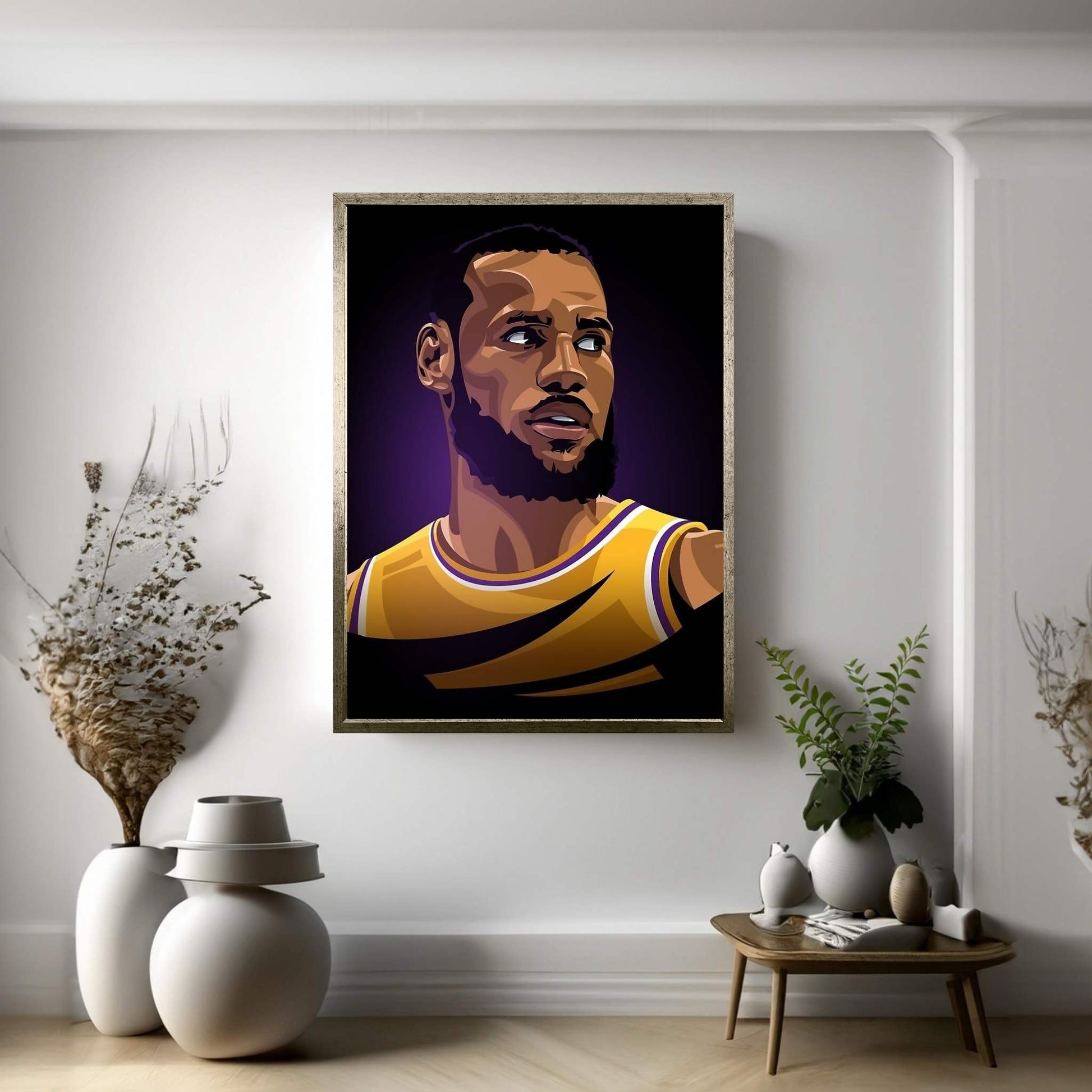King James Canvas Wall Art - Y Canvas