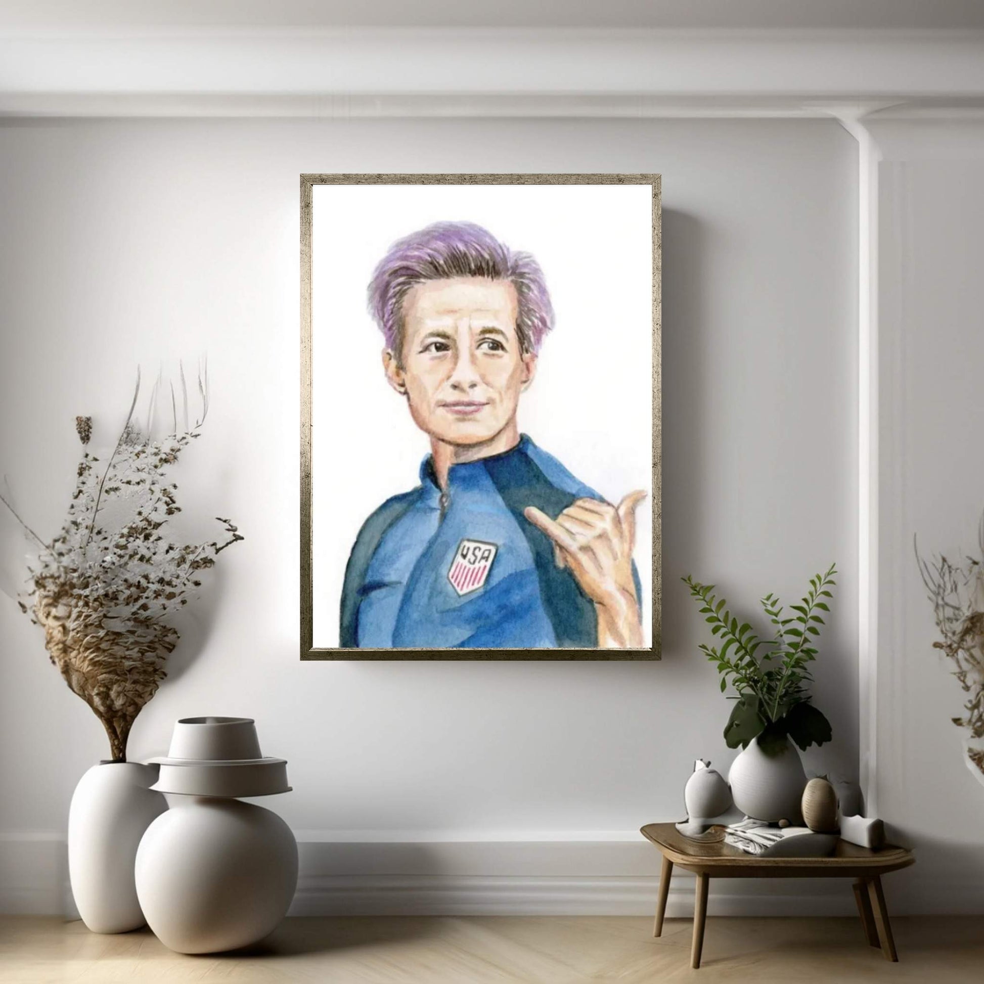 Megan Rapinoe Canvas Wall Art - Y Canvas