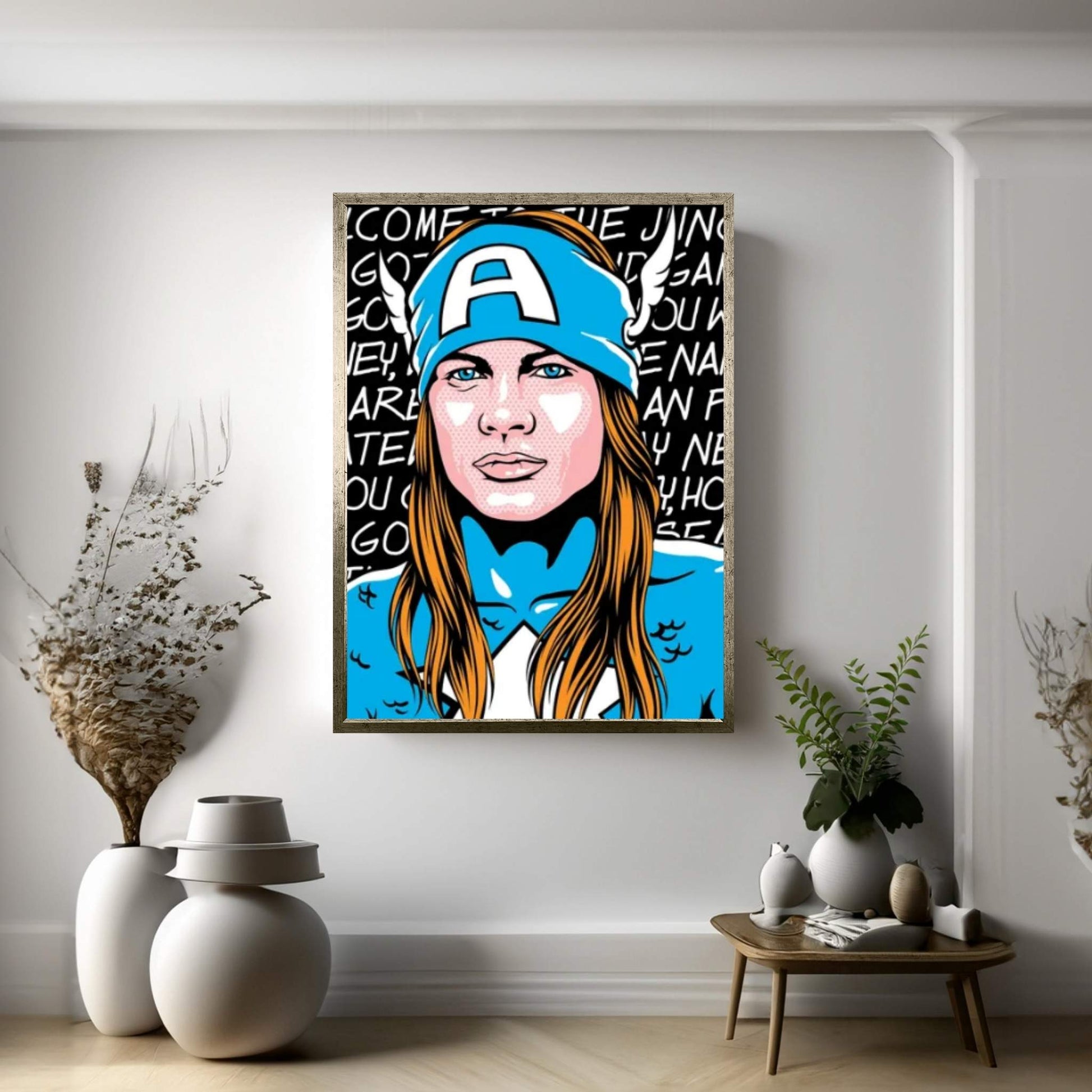 Legends Assemble IV Canvas Wall Art - Y Canvas