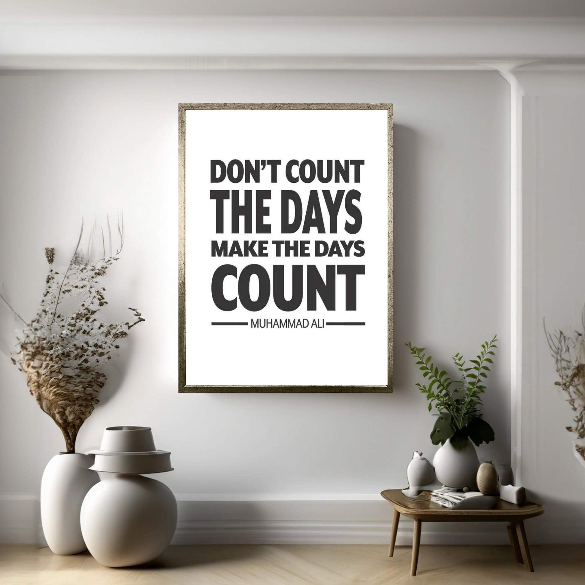 Make The Days Count Canvas Wall Art - Y Canvas