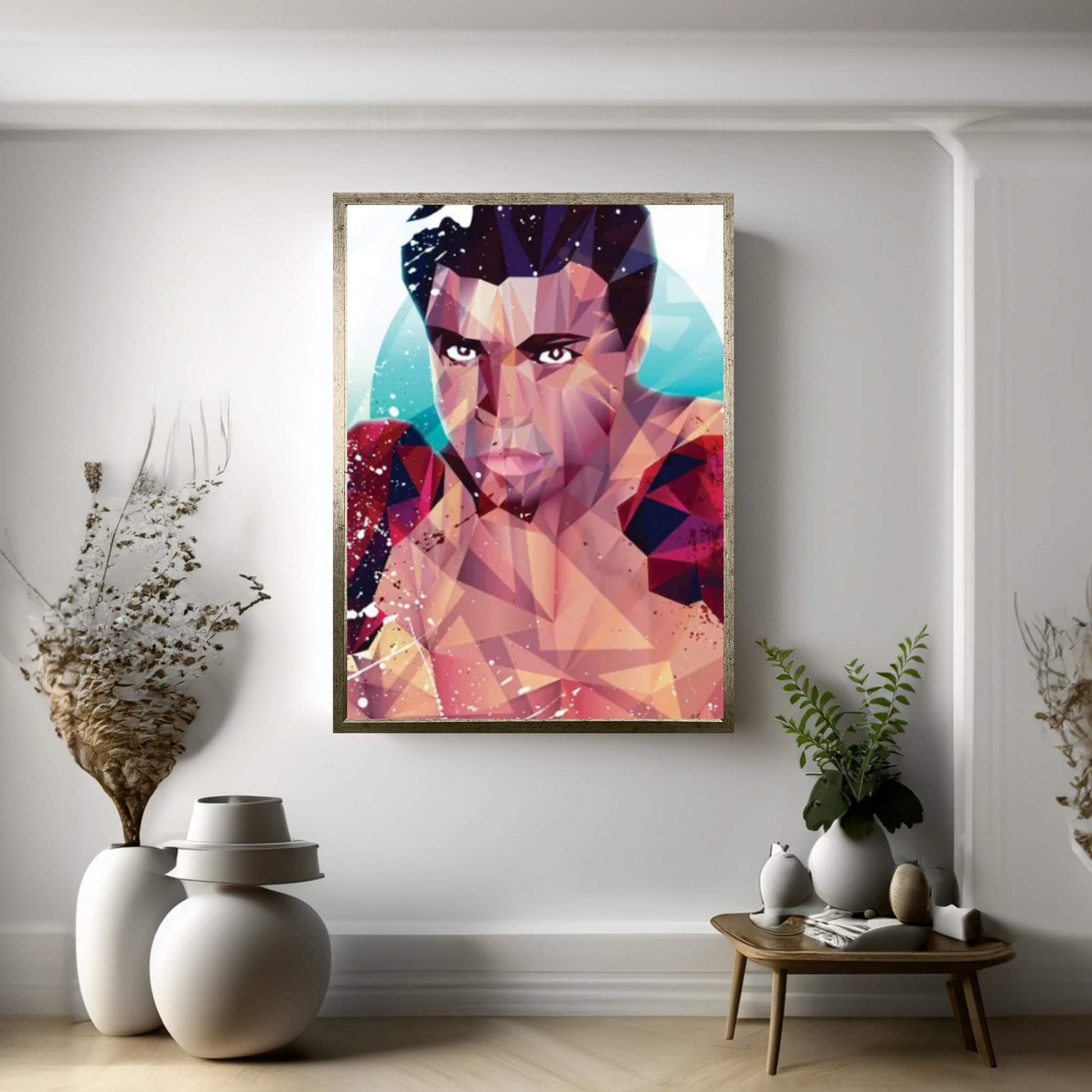 Courageous Ali Canvas Wall Art - Y Canvas