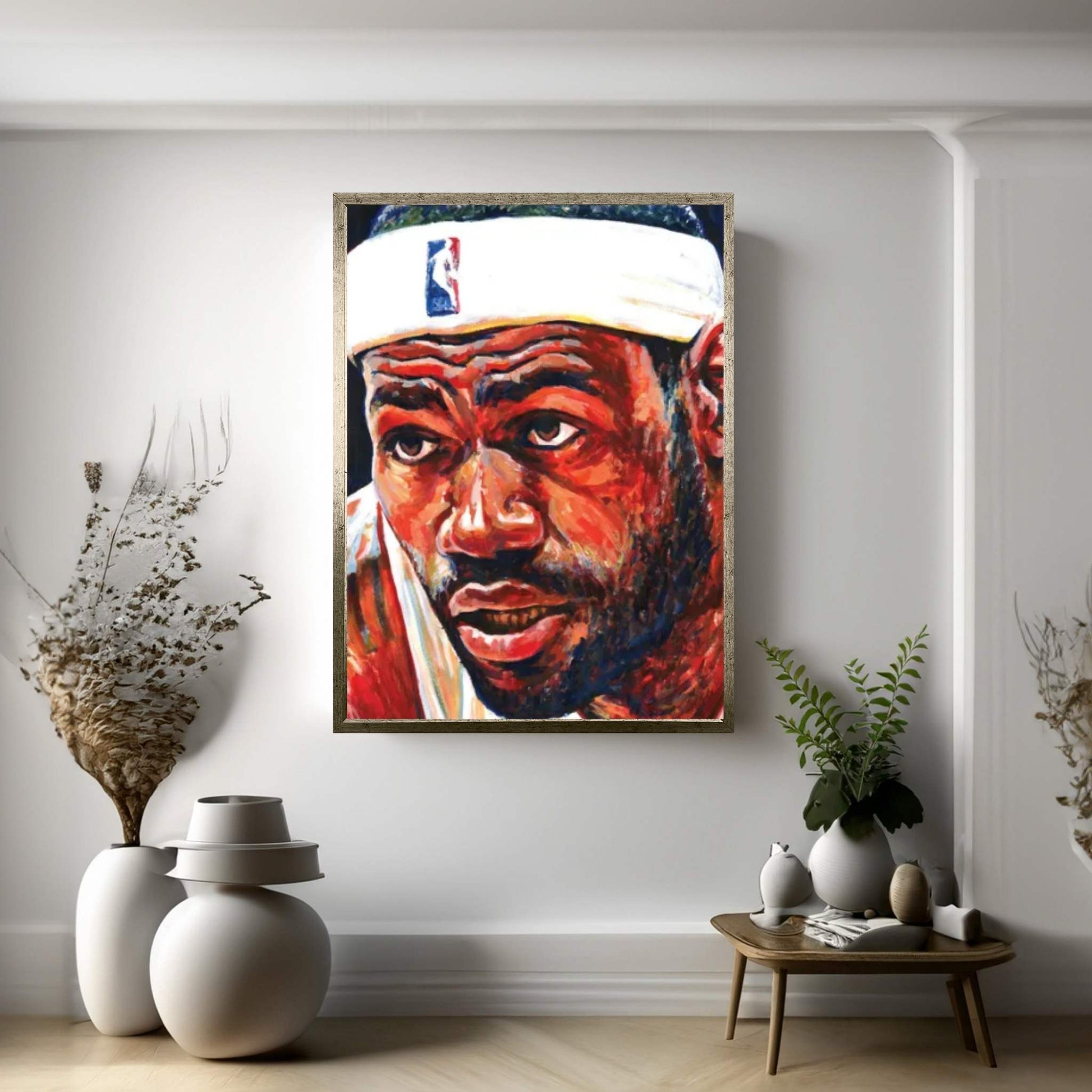 Lebron James Canvas Wall Art - Y Canvas