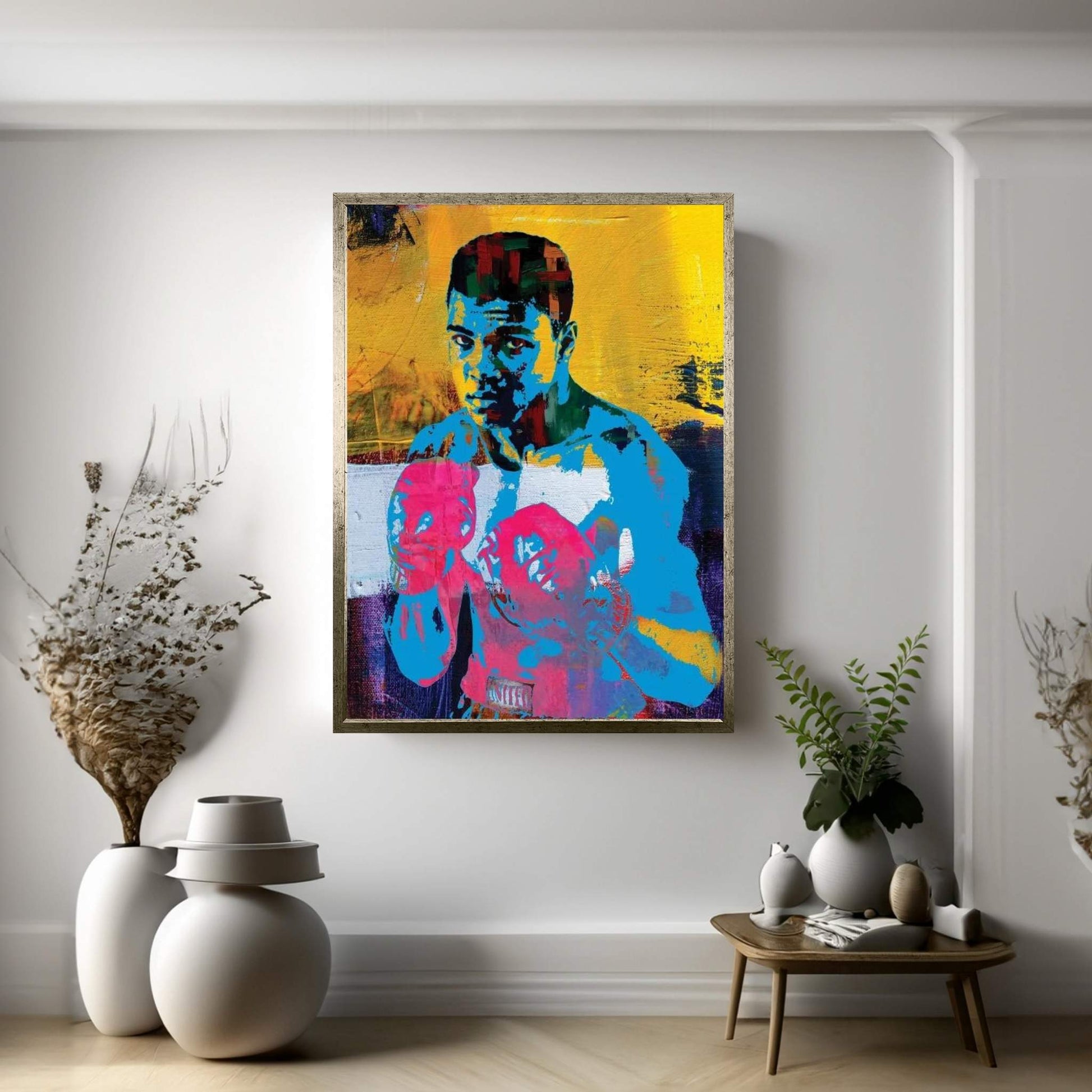 Mohammad Ali Canvas Wall Art - Y Canvas