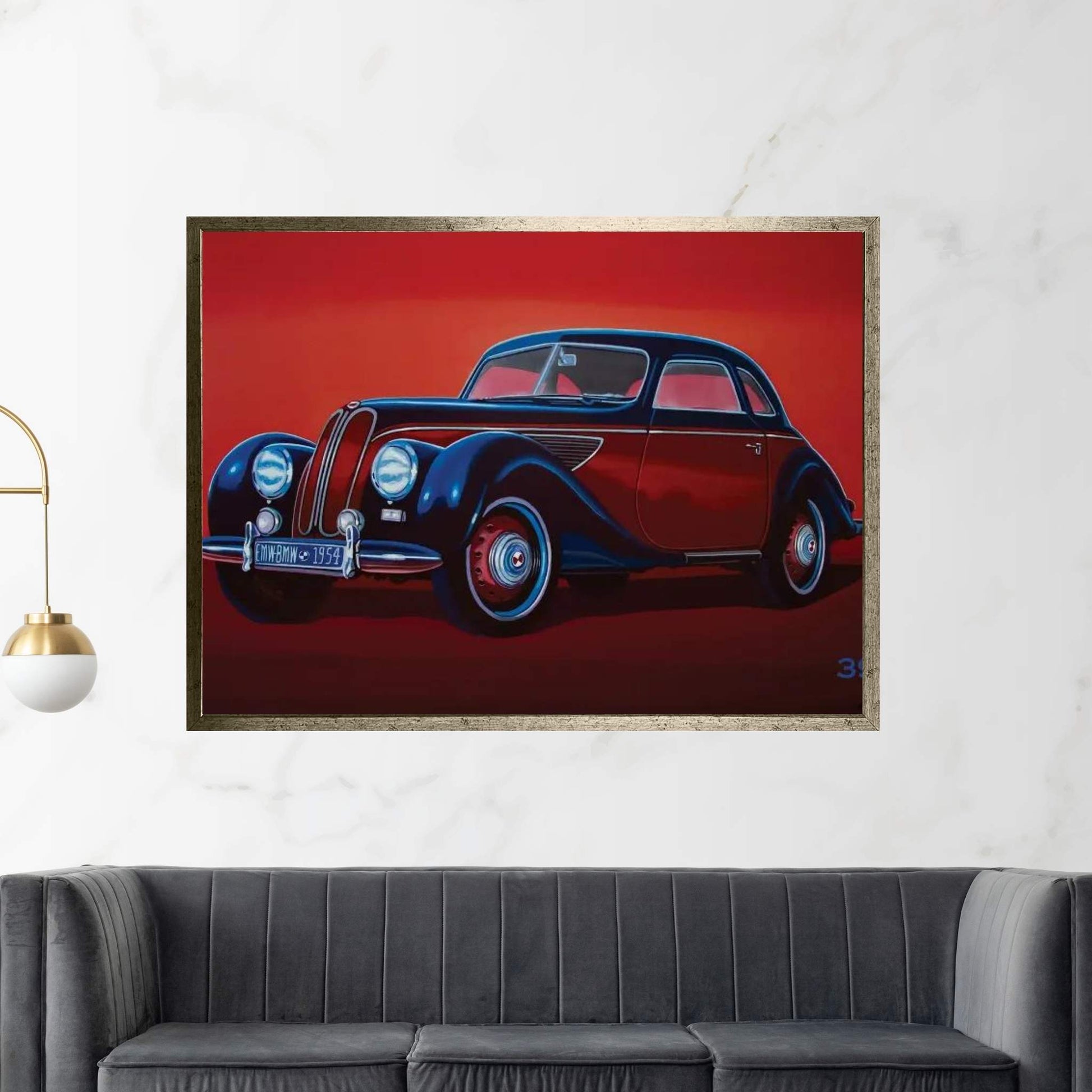EMW BMW 1951 Canvas Wall Art - Y Canvas