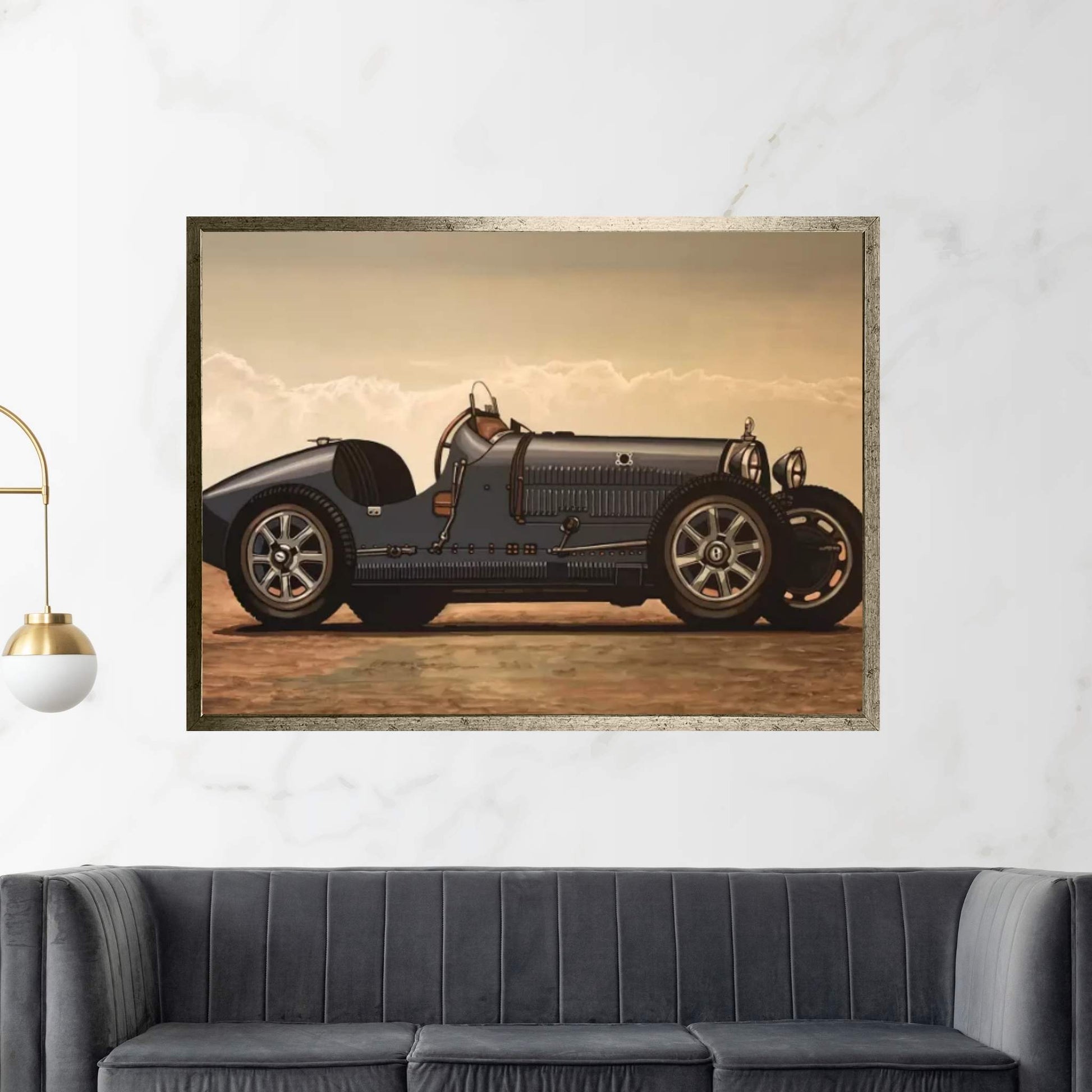 Bugatti Canvas Wall Art - Y Canvas