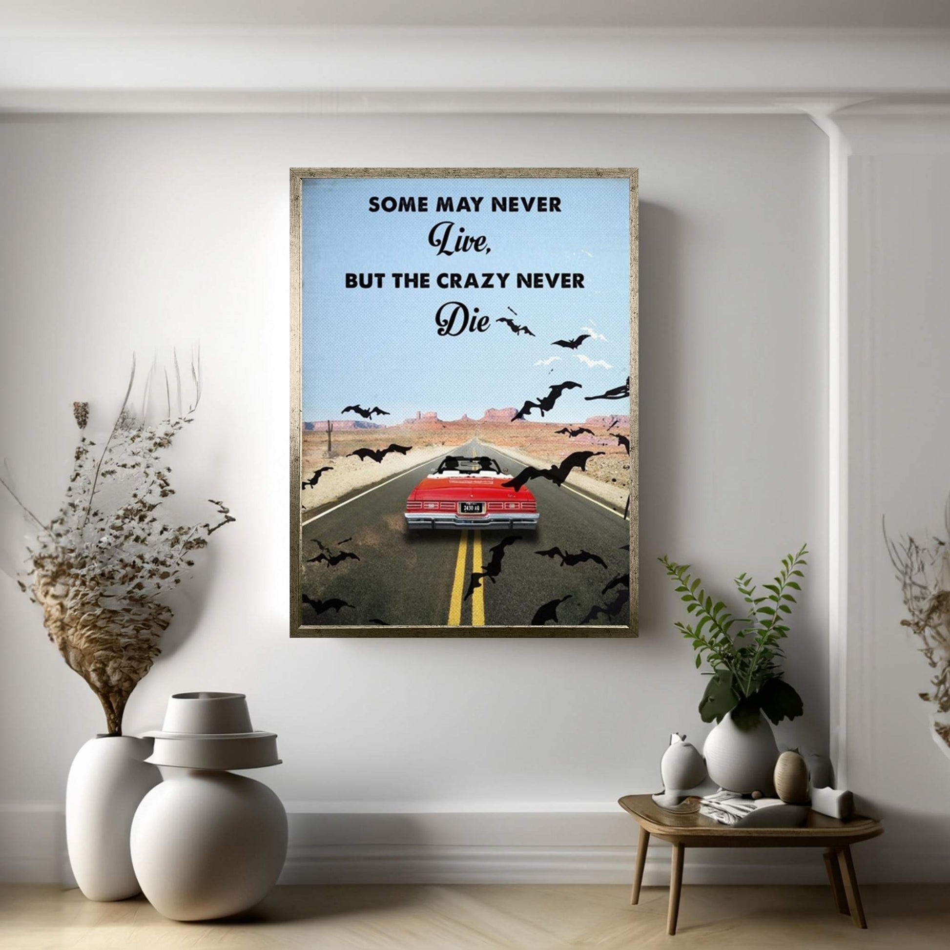 Fear And Loathing In Las Vegas Travel Movie Art Canvas Wall Art - Y Canvas