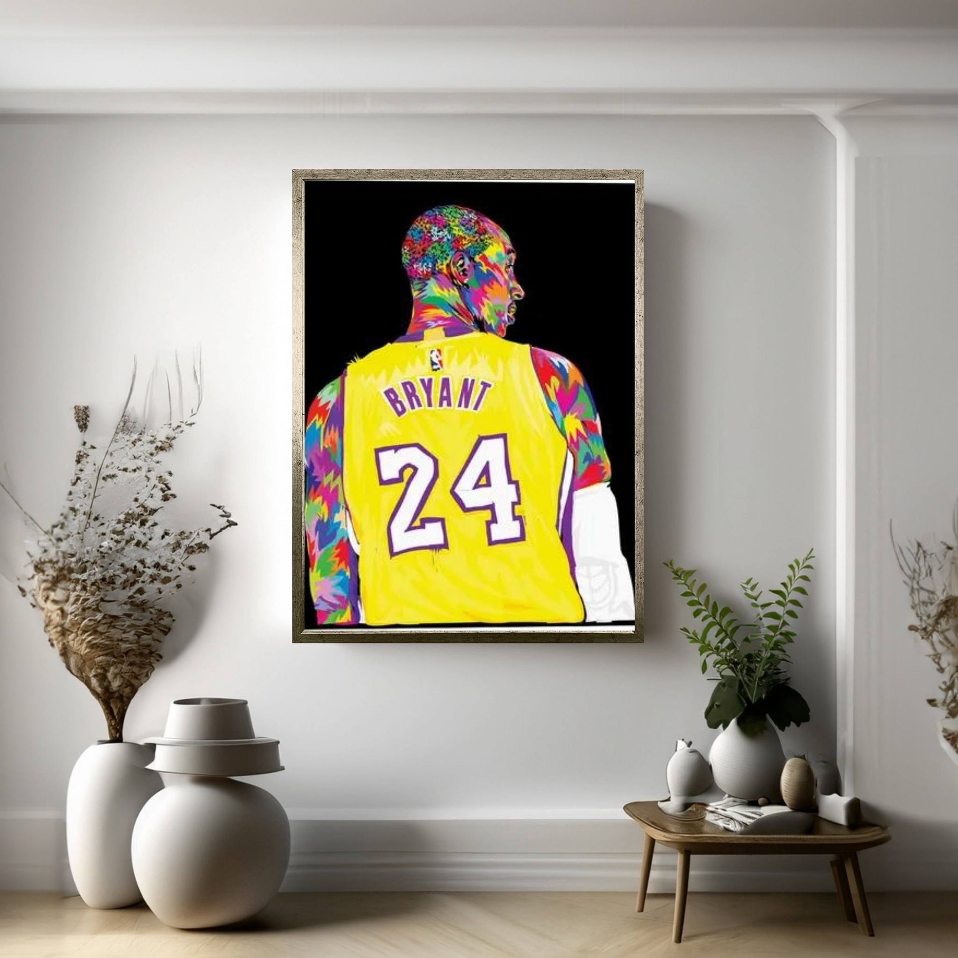 Kobe Canvas Wall Art - Y Canvas