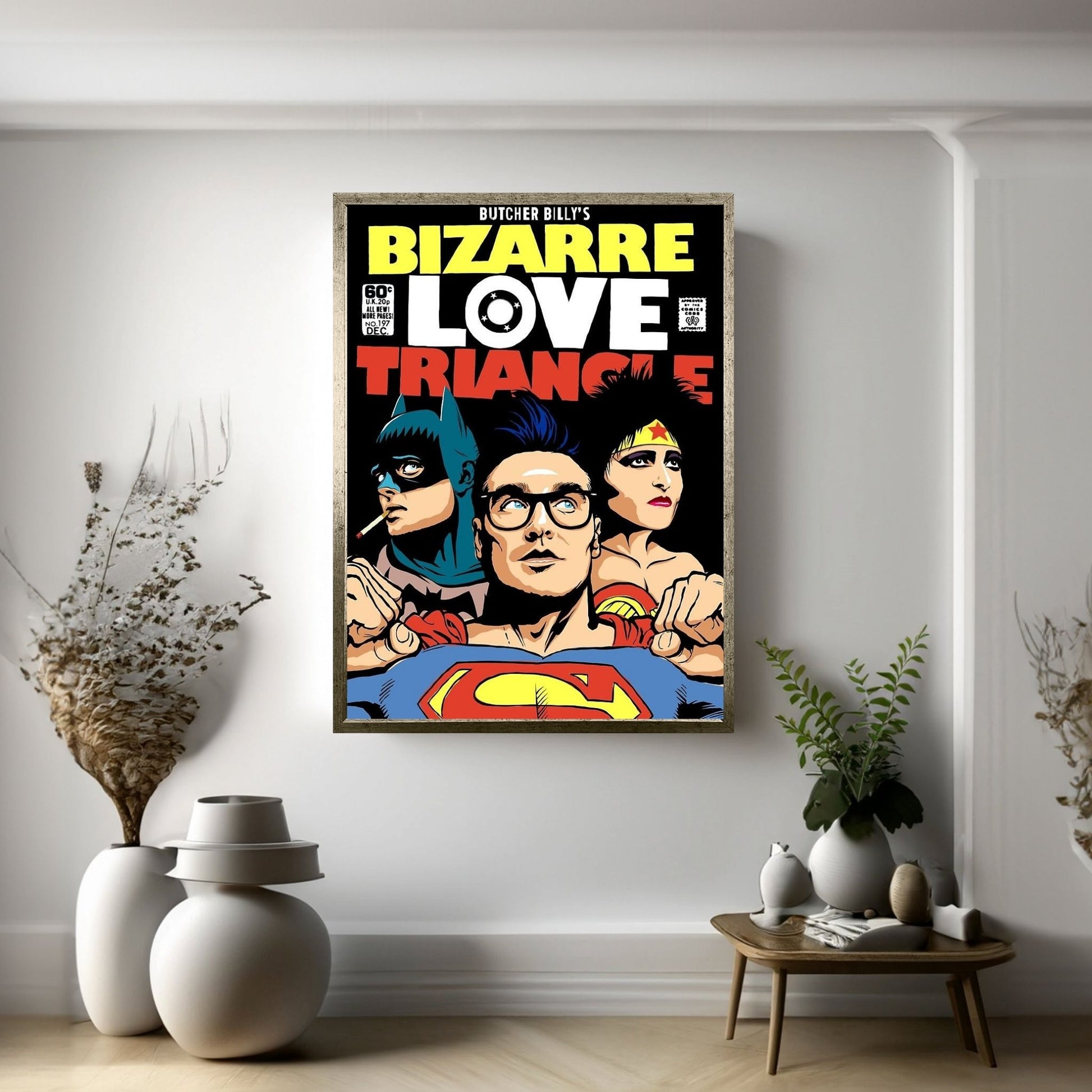 Bizarre Love Triangle - The Post-Punk Edition Canvas Wall Art - Y Canvas