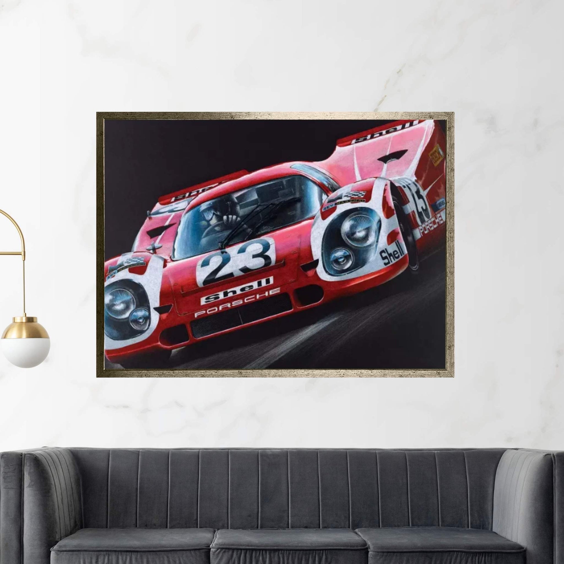 Porsche 917 Canvas Wall Art - Y Canvas